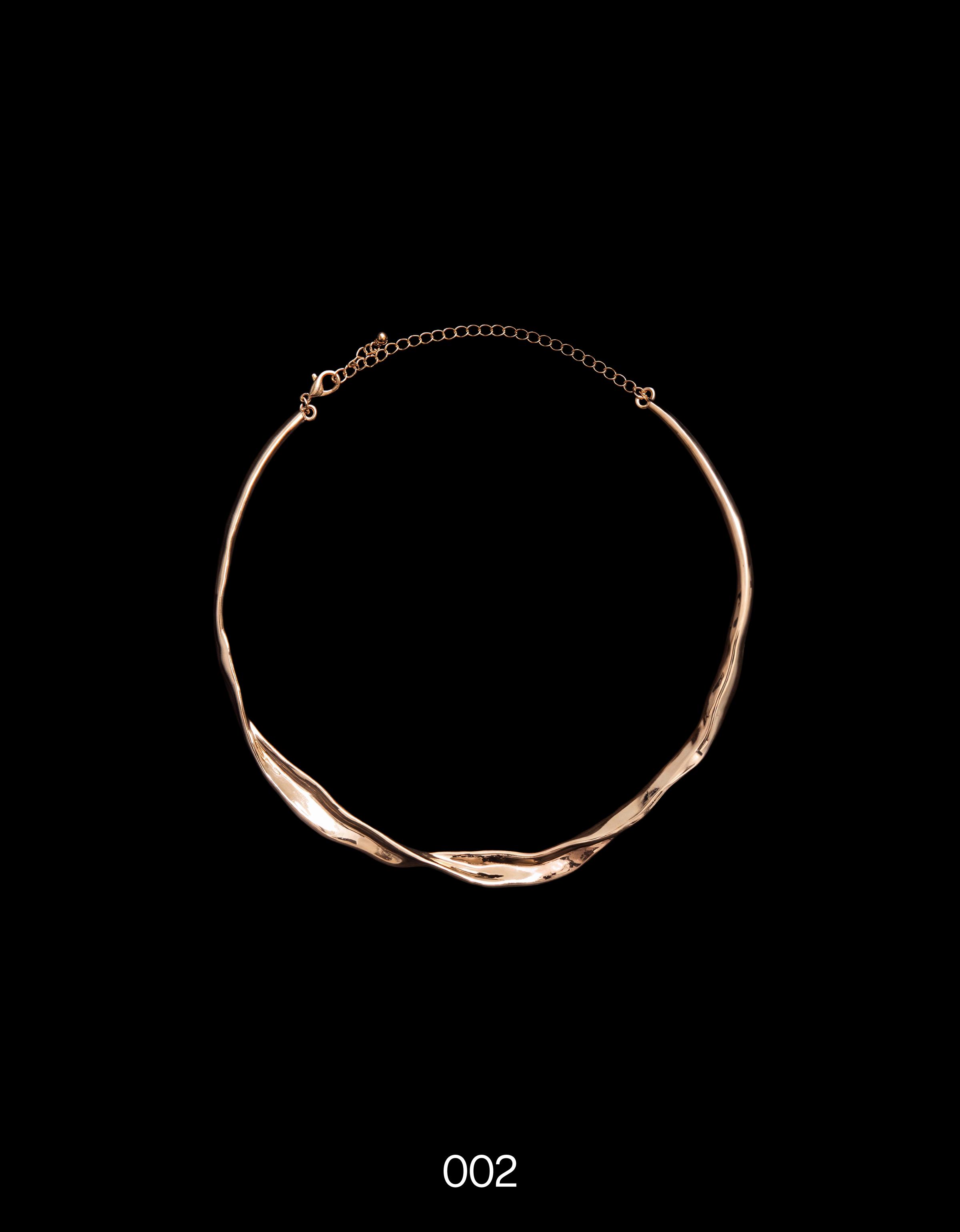 Rigid choker — Gold