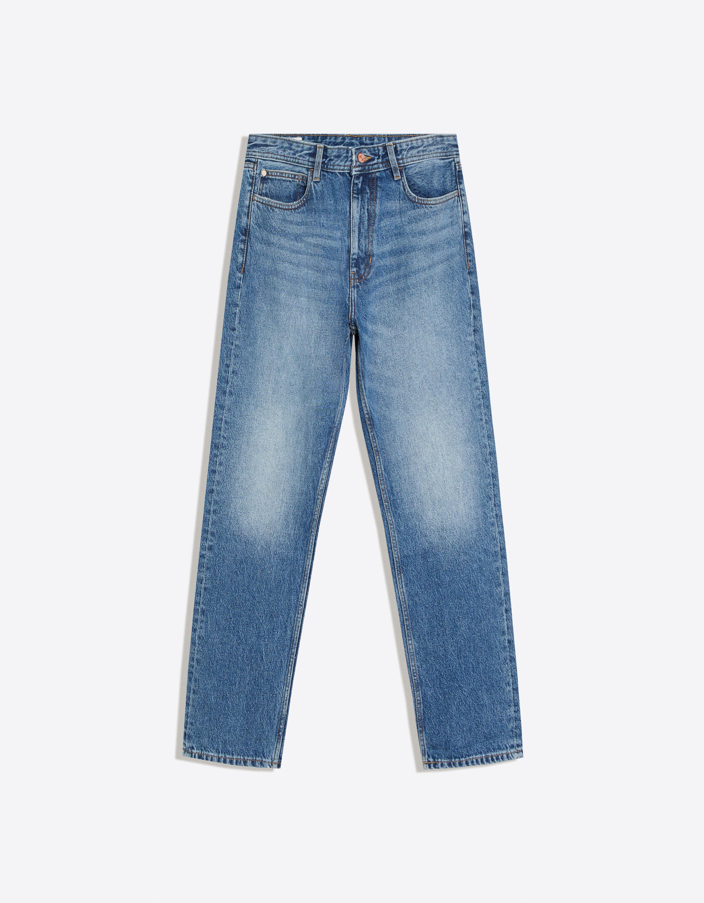 Straight-leg jeans — Blue