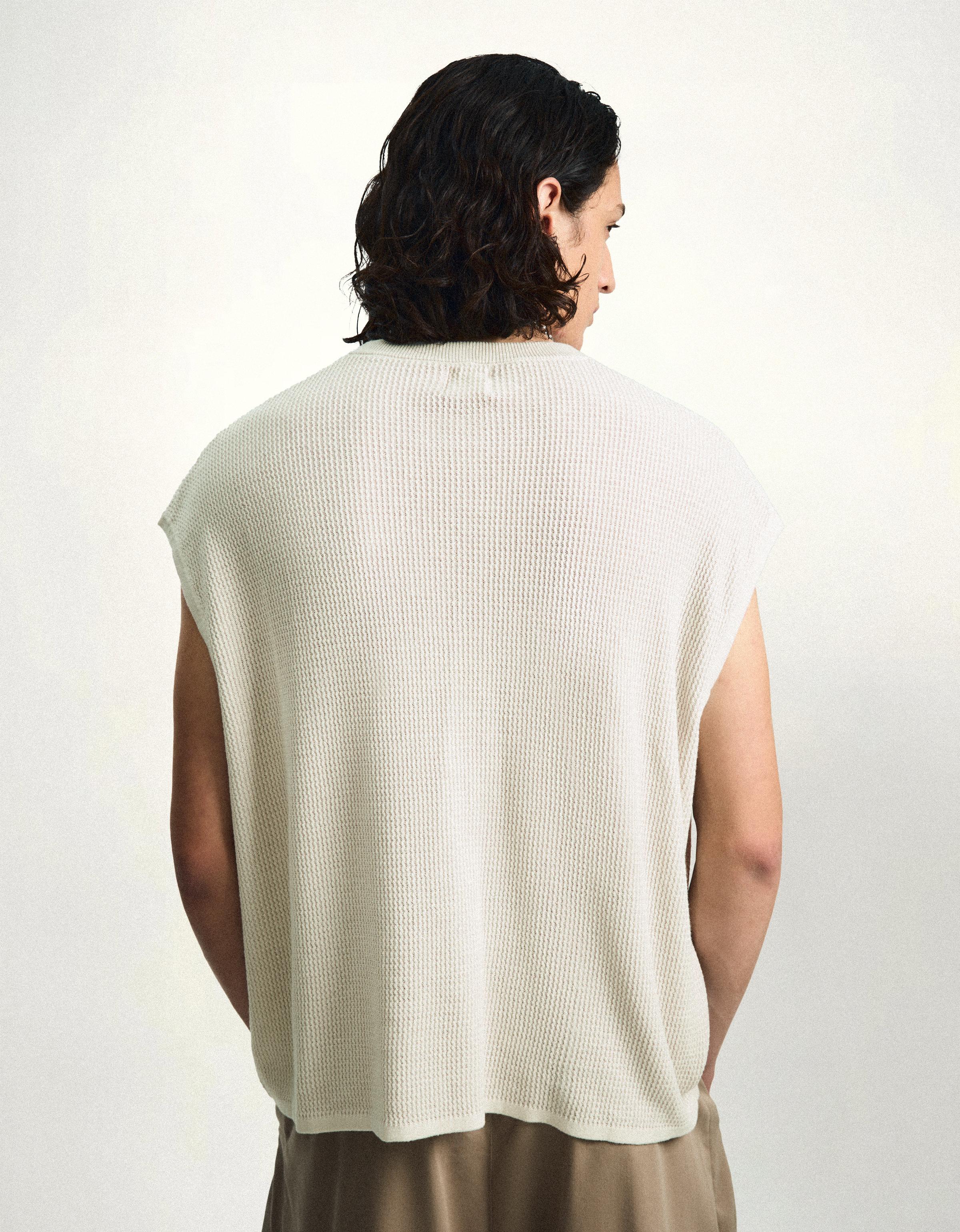 Worker patch T-shirt — Beige