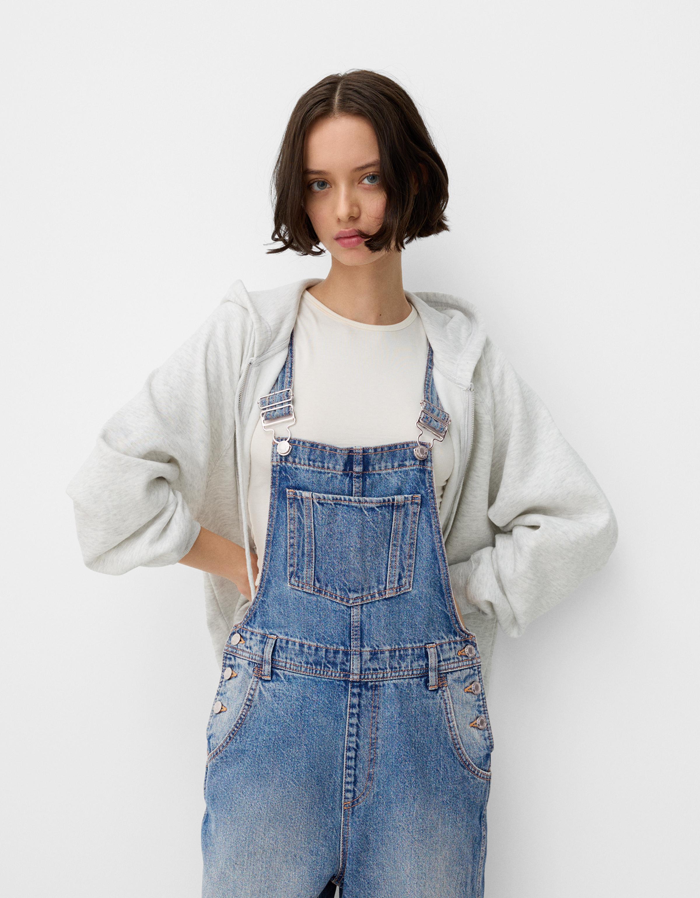 Bershka dungaree dress best sale