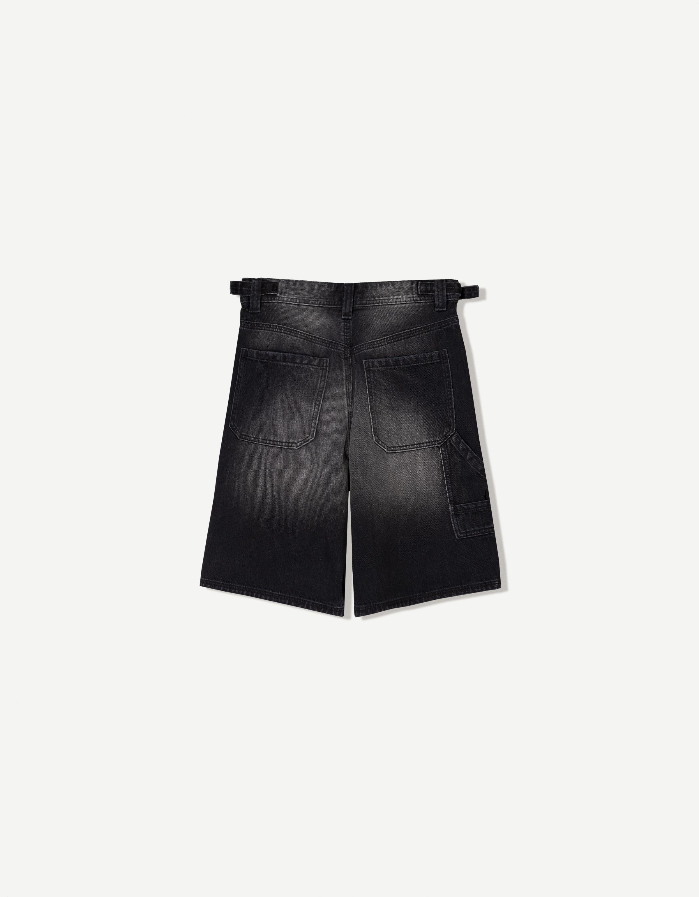 Balloon fit denim Bermuda shorts - Shorts and jorts - BSK