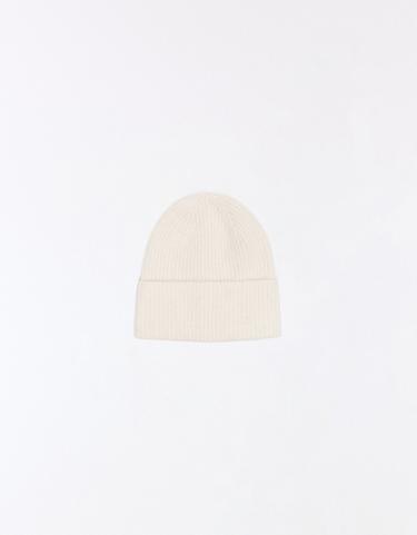 Turn-up knit beanie — Cream 6