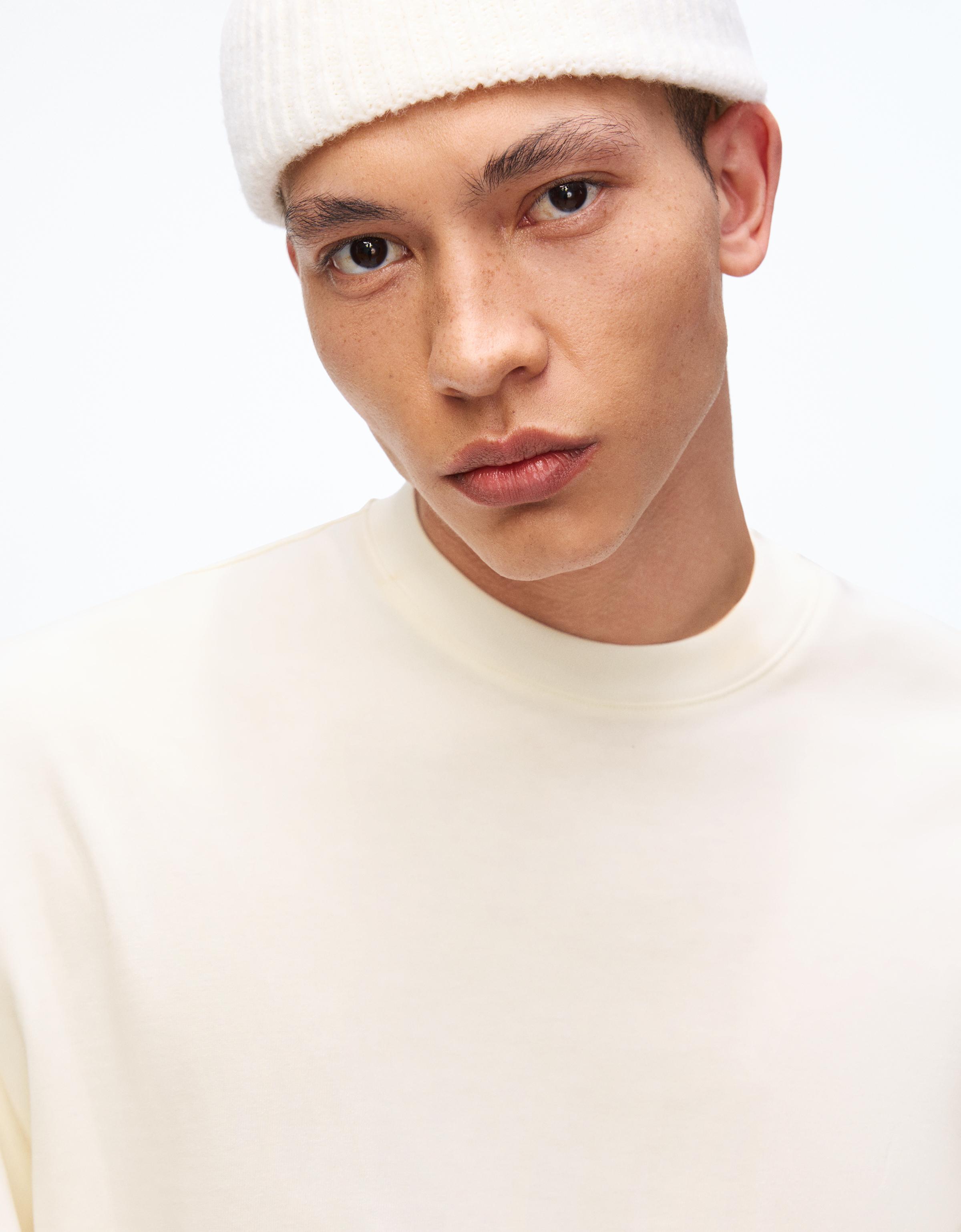 Heavyweight long-sleeve T-shirt — Off white