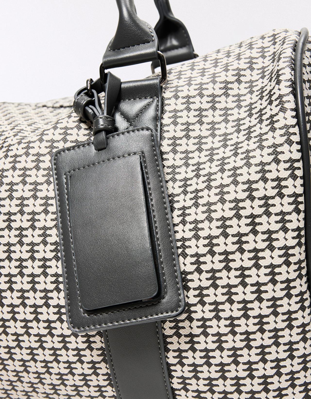 Monogram travel bag — Mixed gray