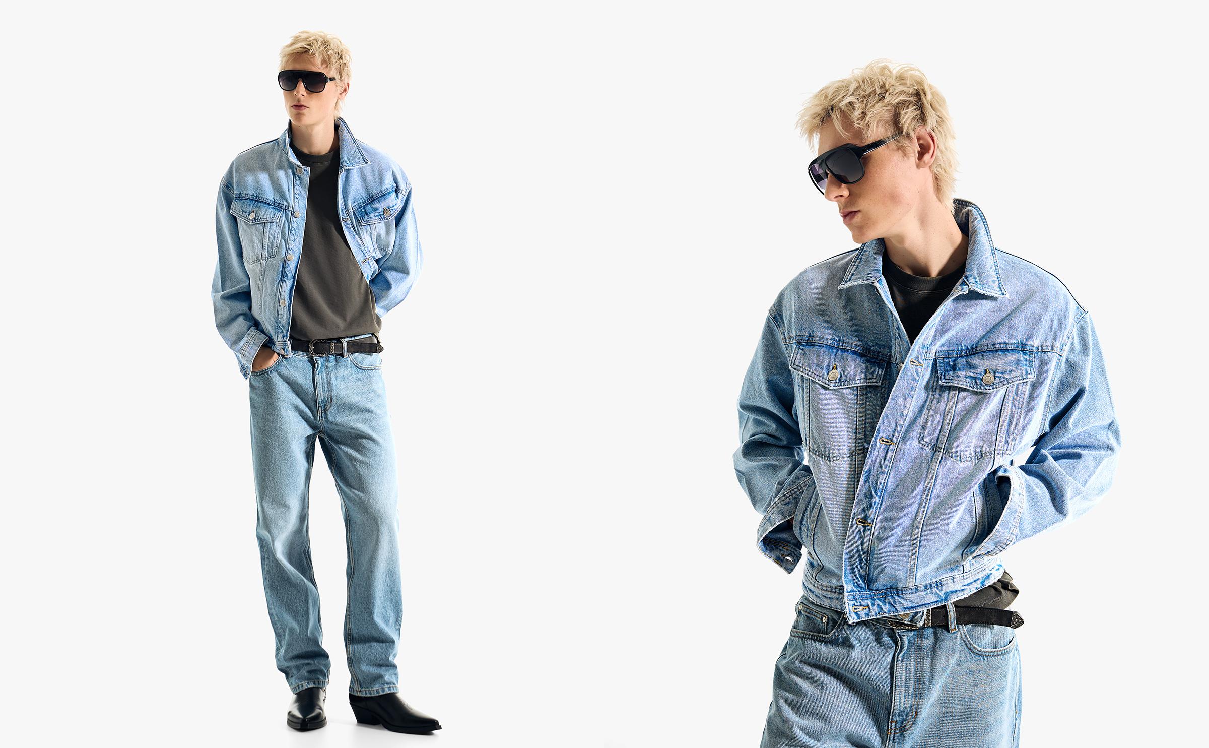 Denim jacket — Light blue