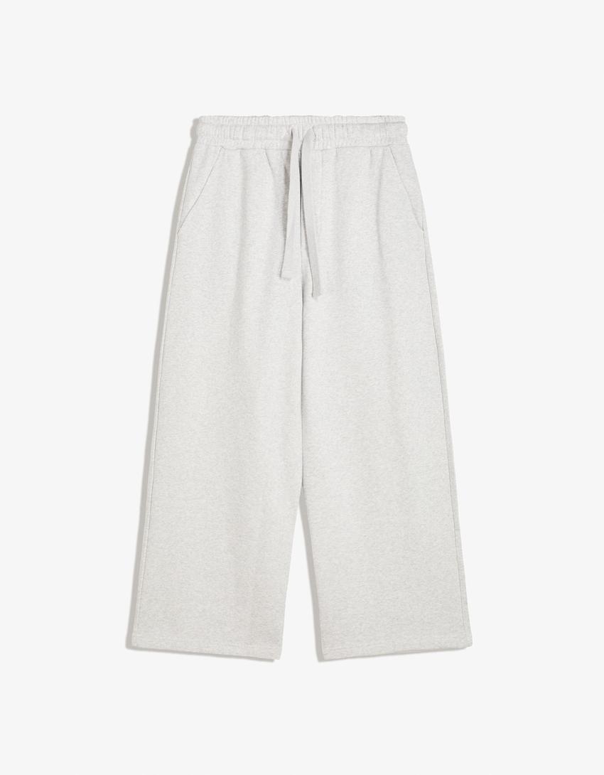 Super baggy trousers-Grey