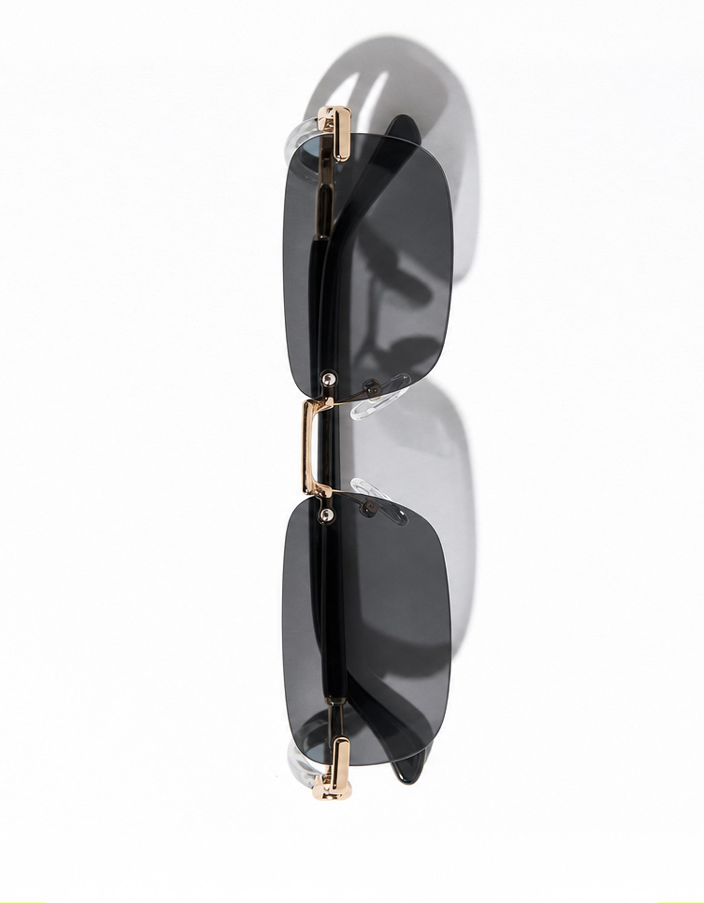 Rimless sunglasses — Black