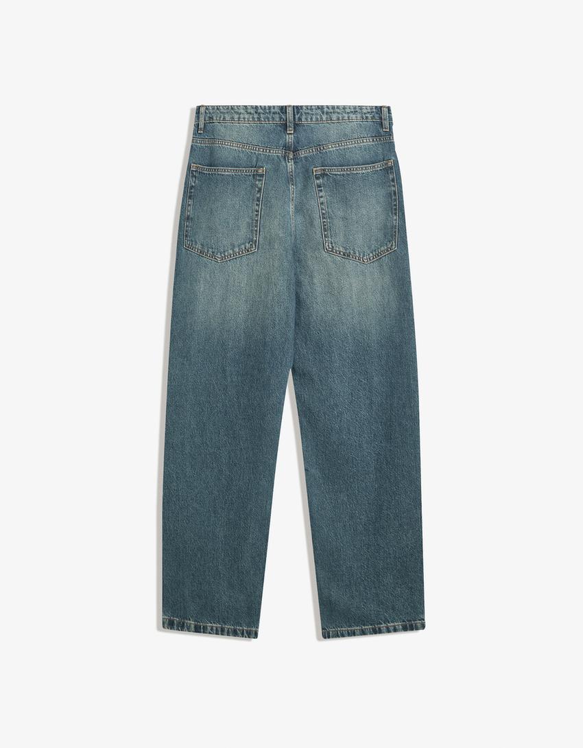 Jeans baggy-Verde