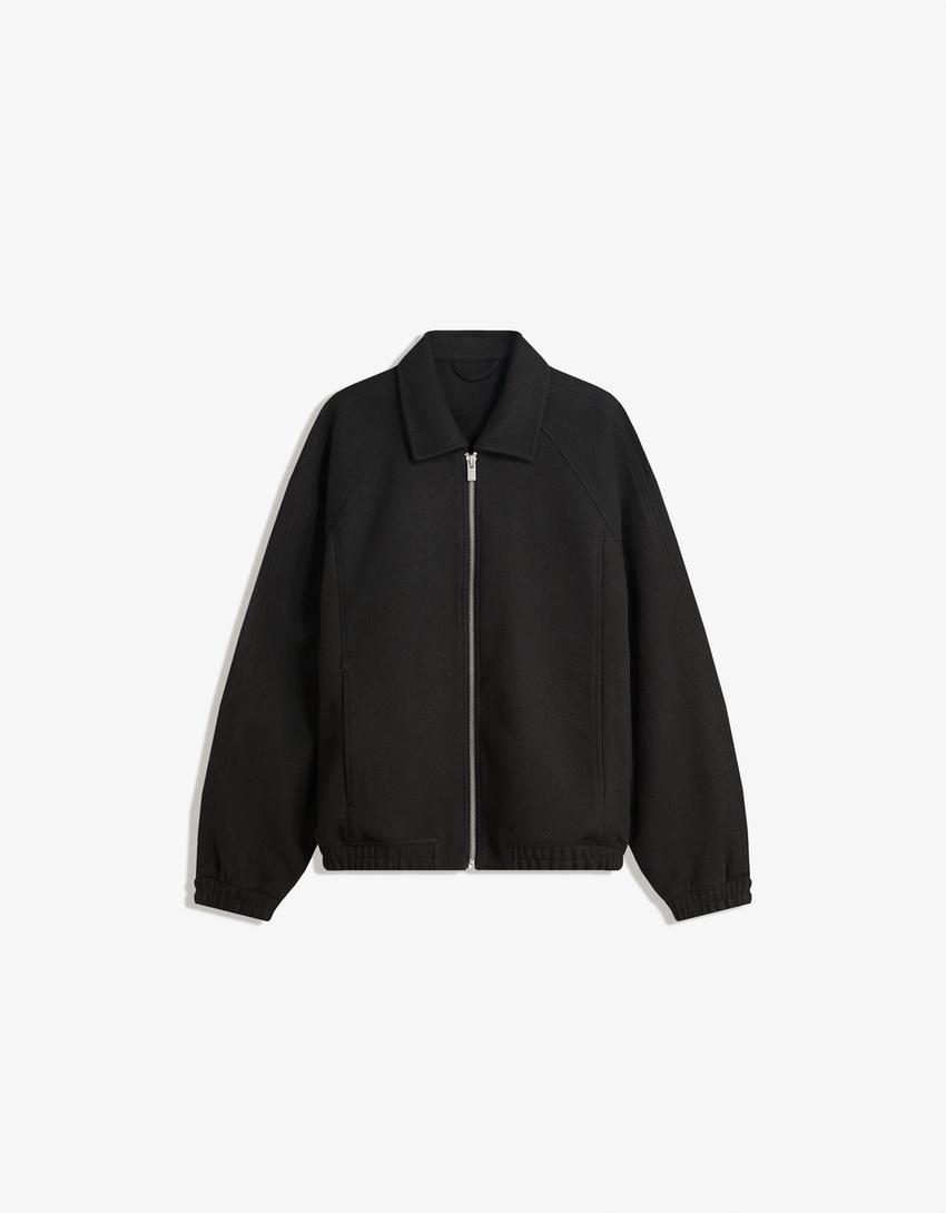 Cazadora paño trucker-Negro-4