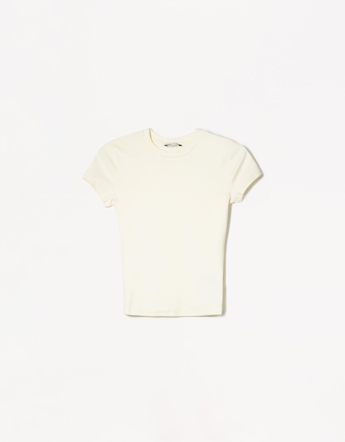 Short sleeve crew neck T-shirt