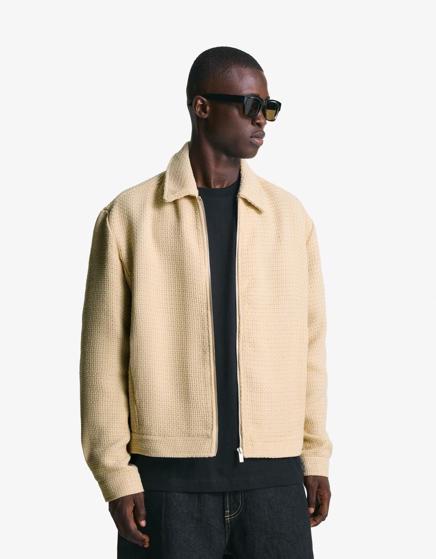 Veste rustique Boxy fit Blousons et manteaux Homme Bershka