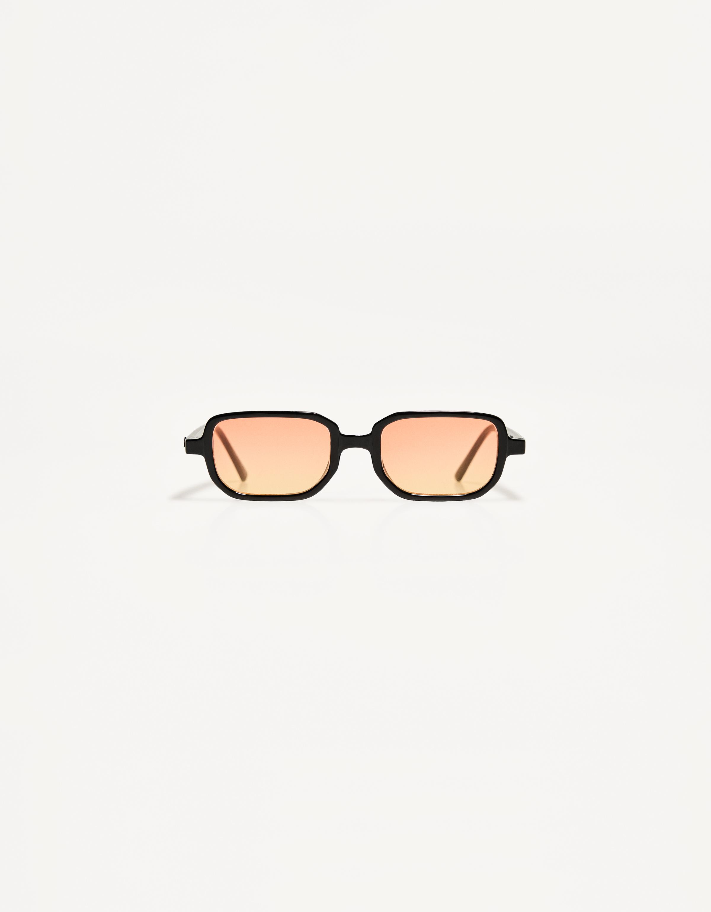 Bershka Sonnenbrille Mit Kunststoffgestell Herren Orange