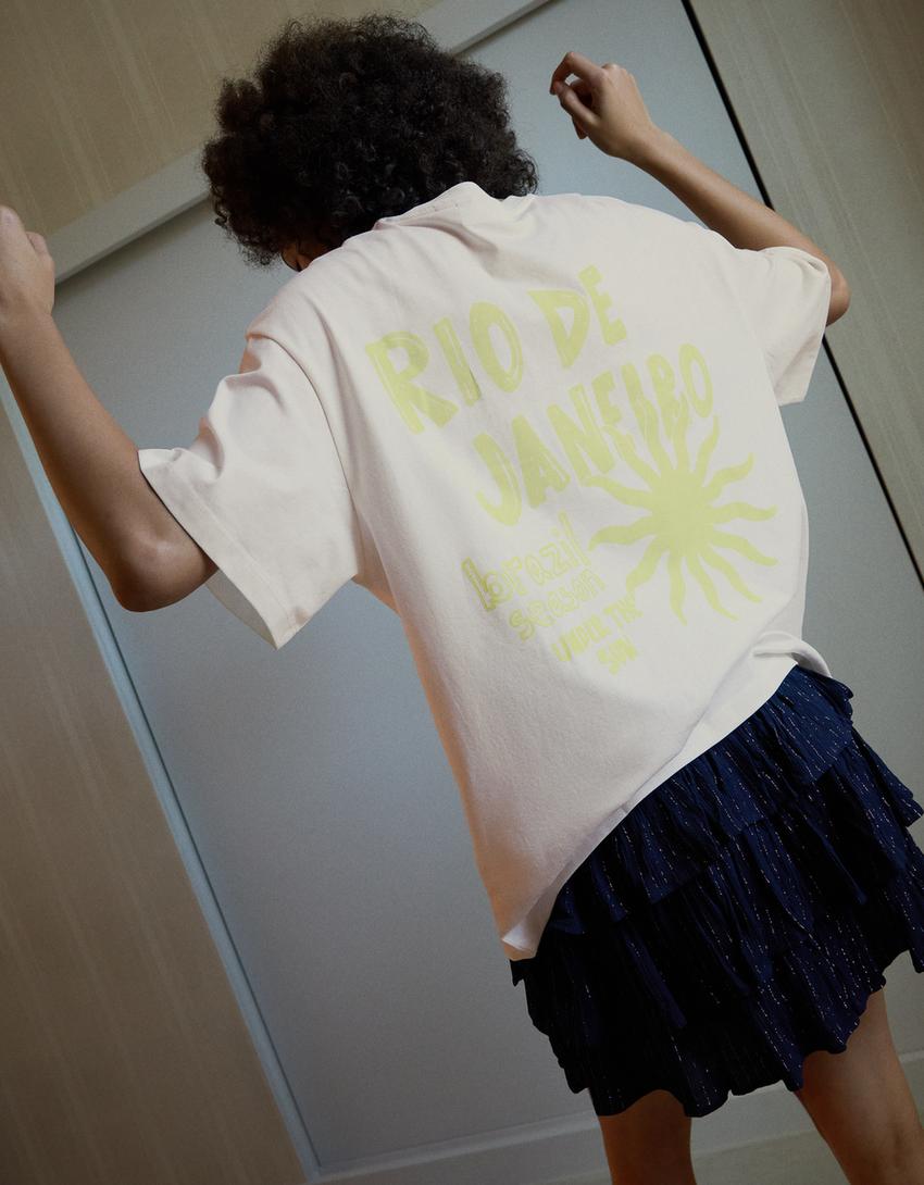 Short sleeve T-shirt-Off white