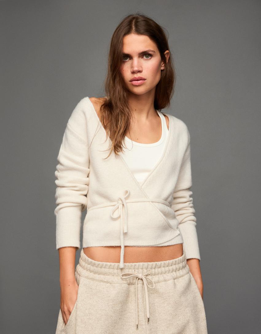 Ballerina cardigan-Cream