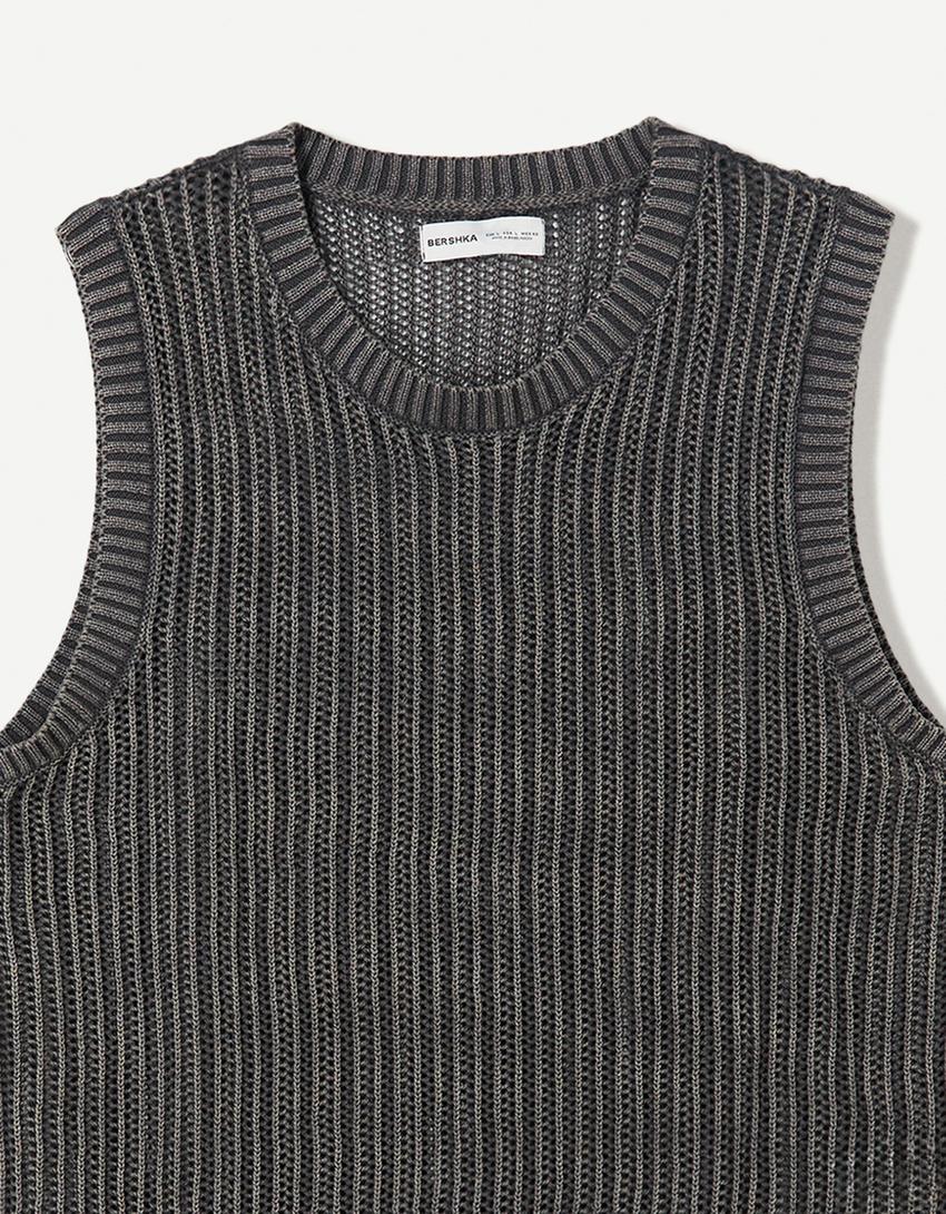 Faded vest-Grey-2