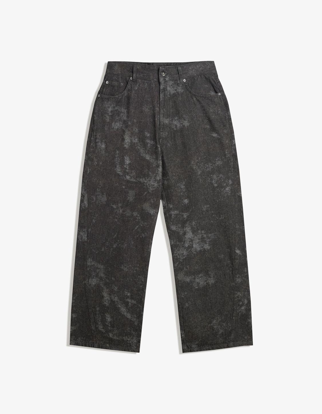 Super baggy printed trousers