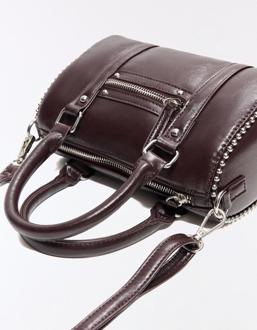 Bolso bowling-Marrón