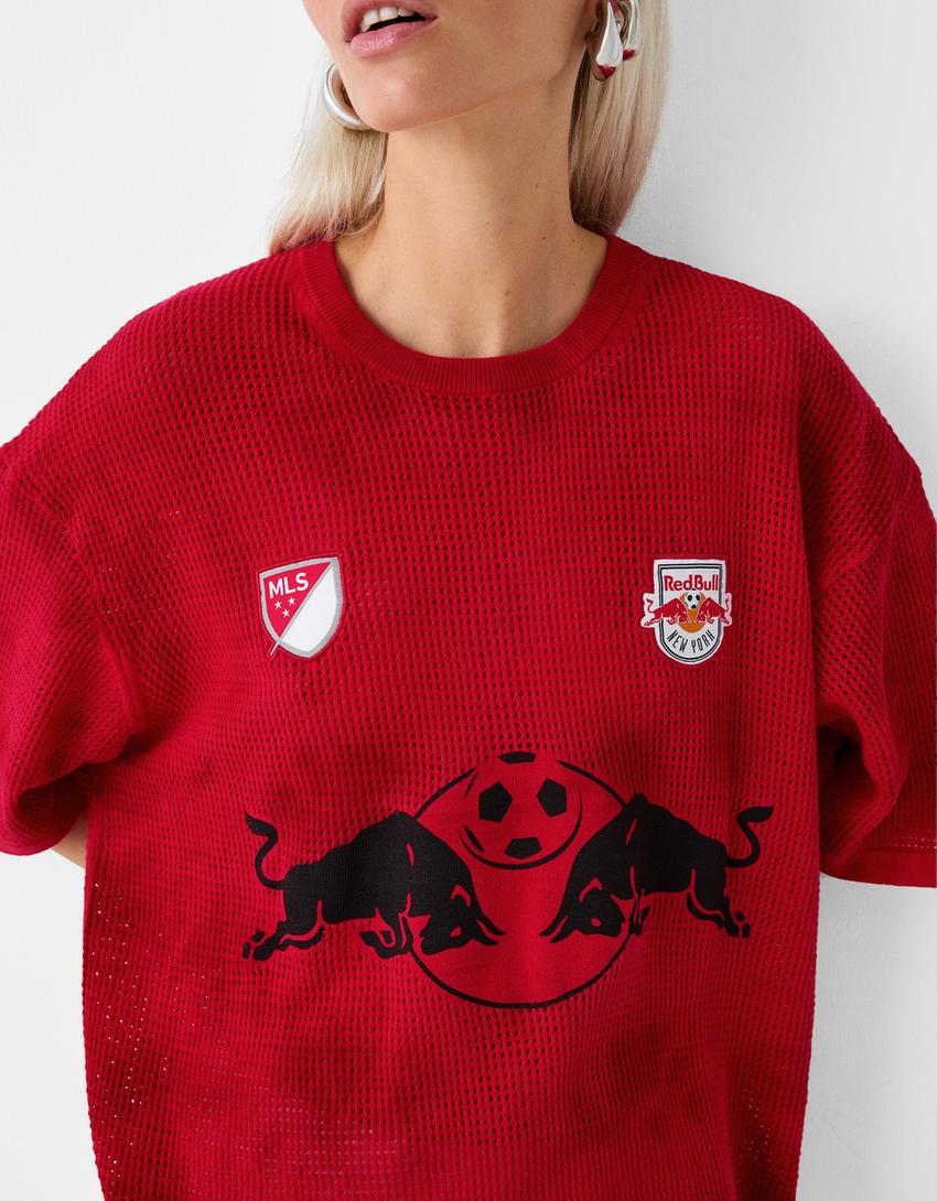 T-shirt New York Red Bulls mesh tie-dye-Rouge-8