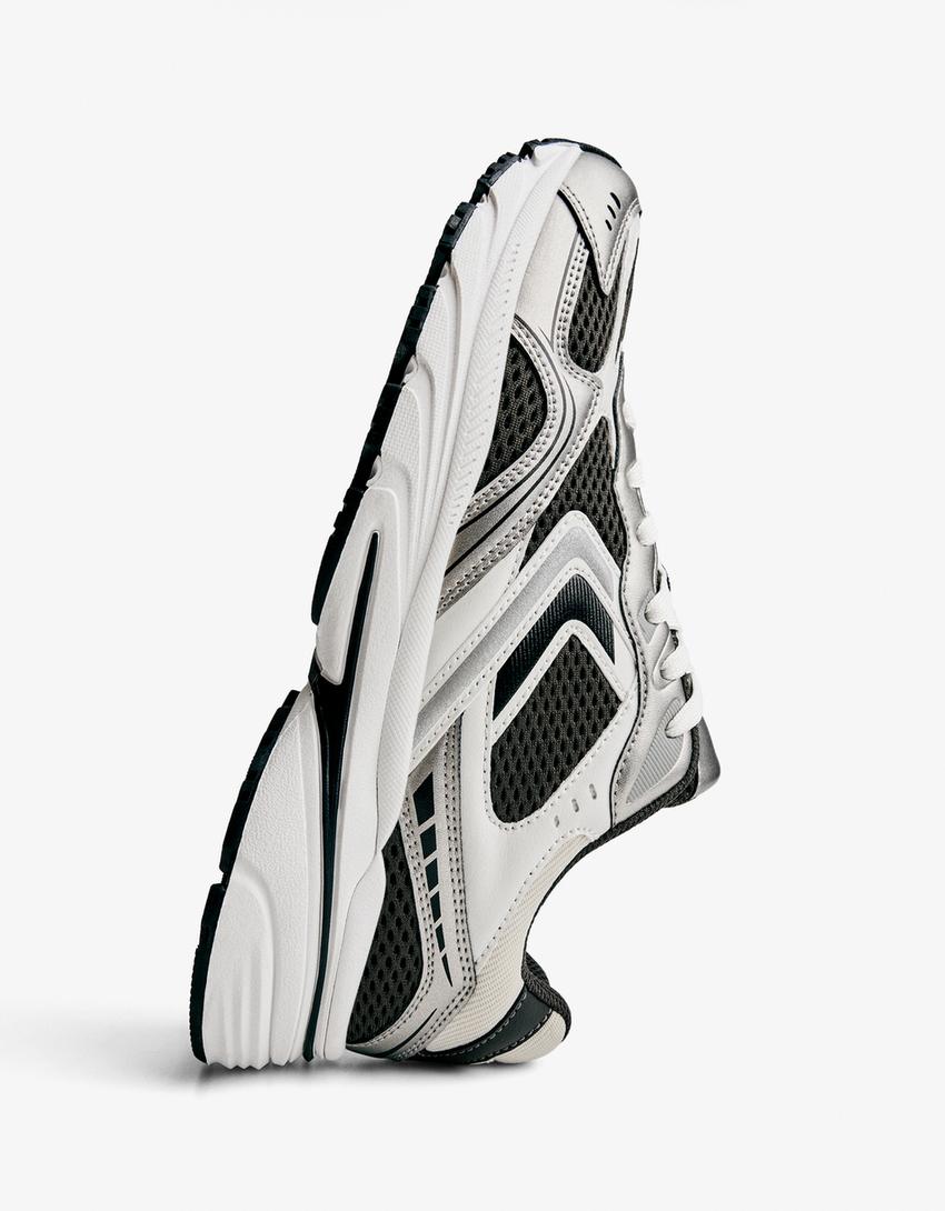 נעלי ספורט מרובות חלקים-צבעוני