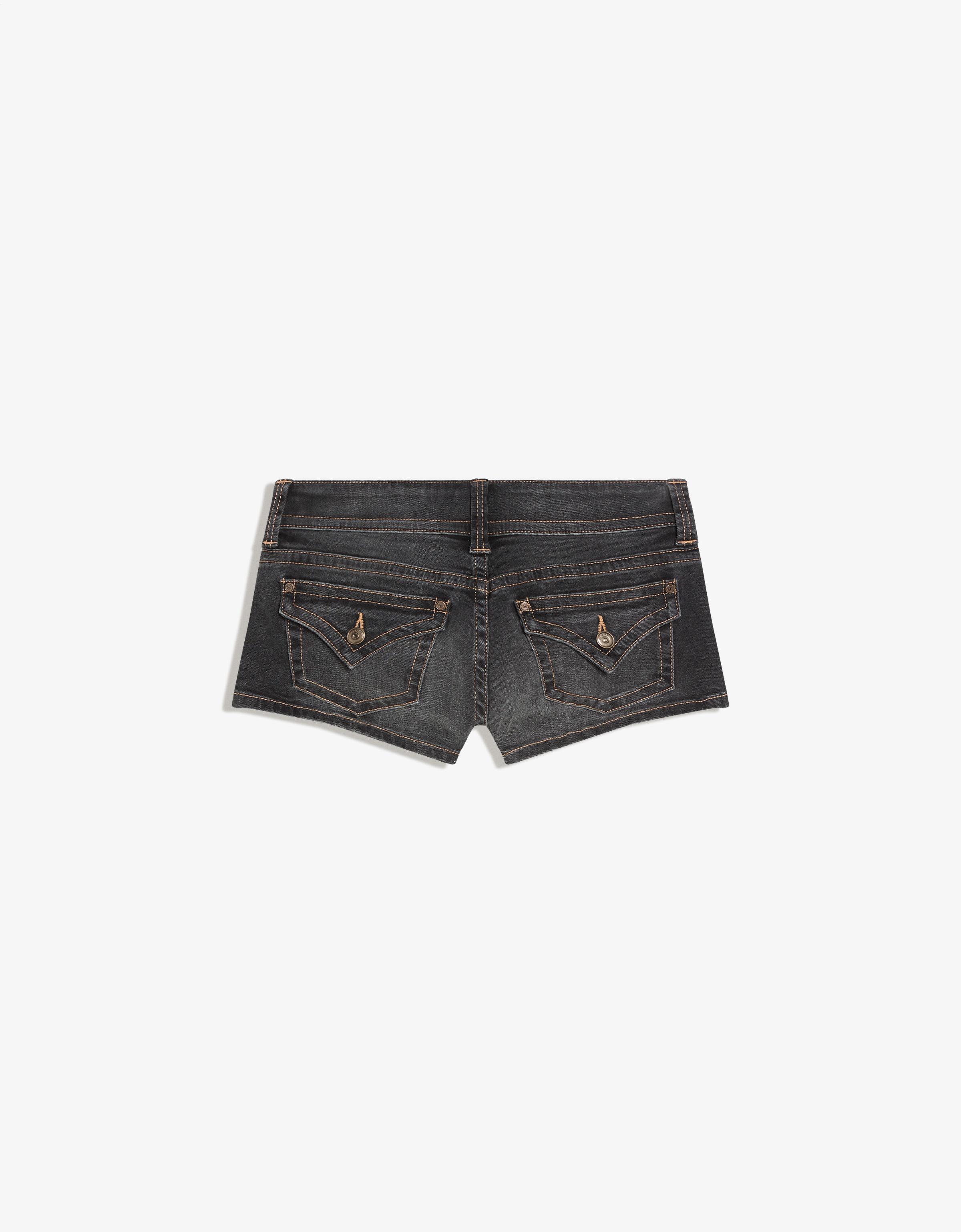Denim mini shorts
