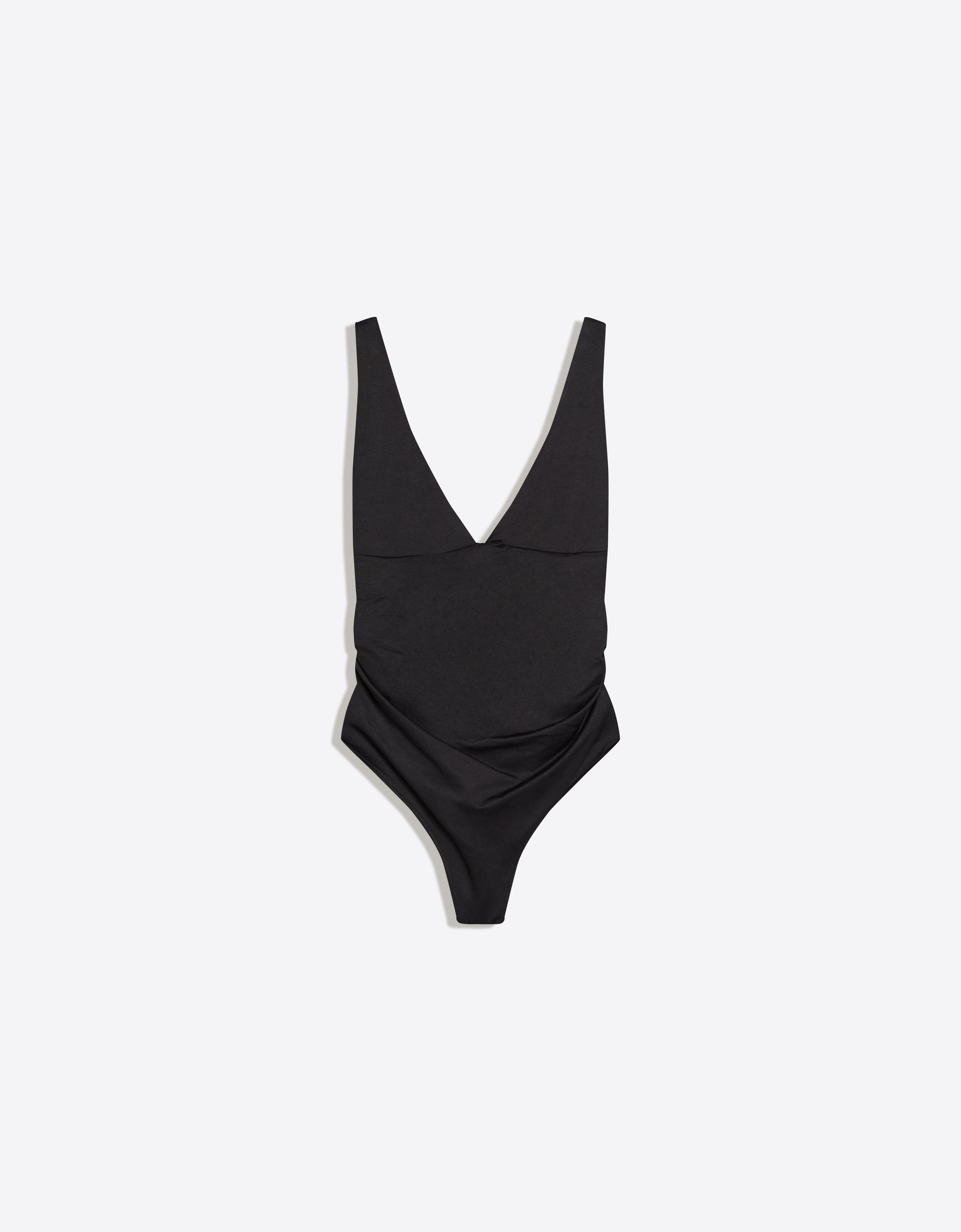 Büzgülü askılı body - Görsel 54