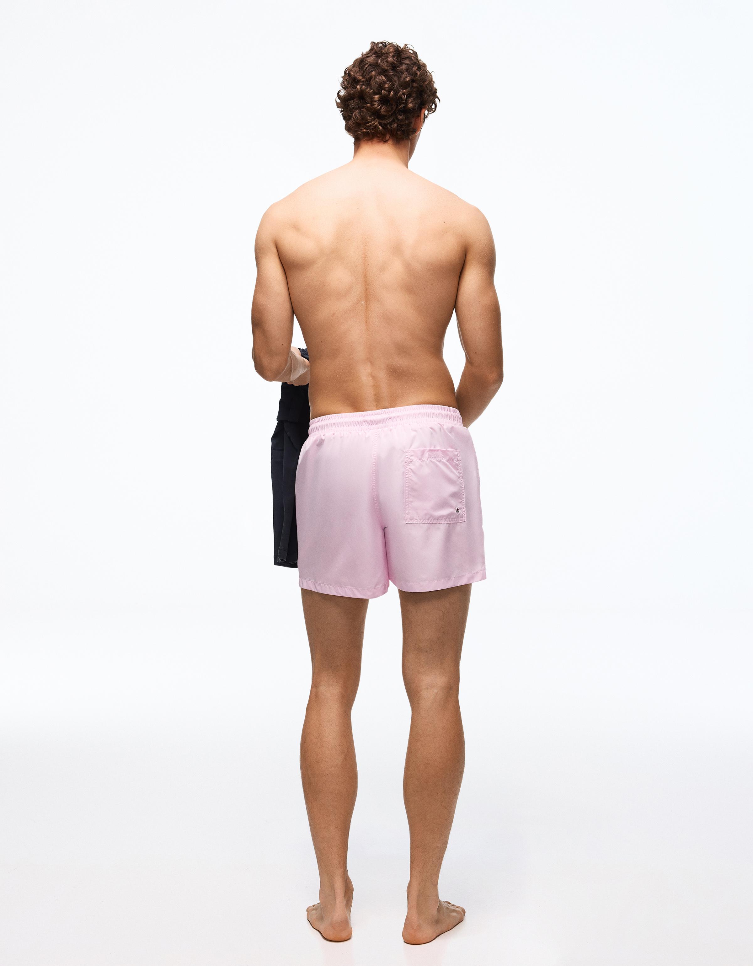 Basic regular fit swim shorts — Pink