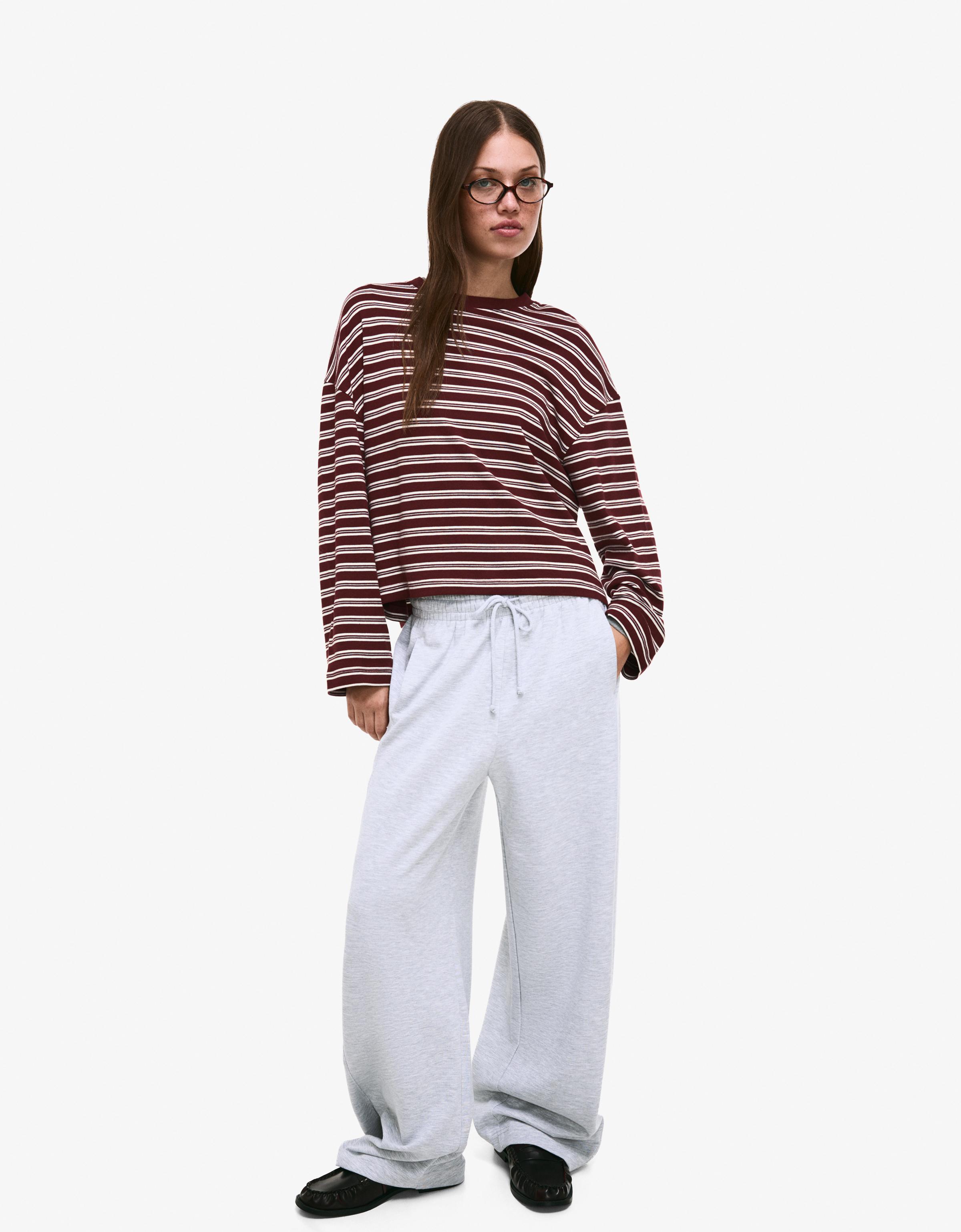 Uzun kollu baskılı tişört - Görsel 75