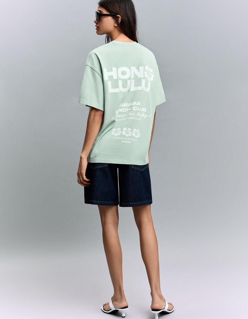 Short sleeve T-shirt-Green