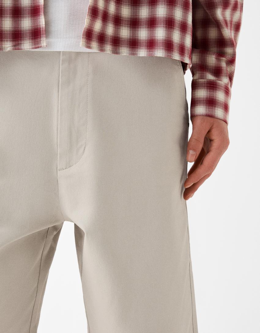 Calções bermuda skater-Areia-5