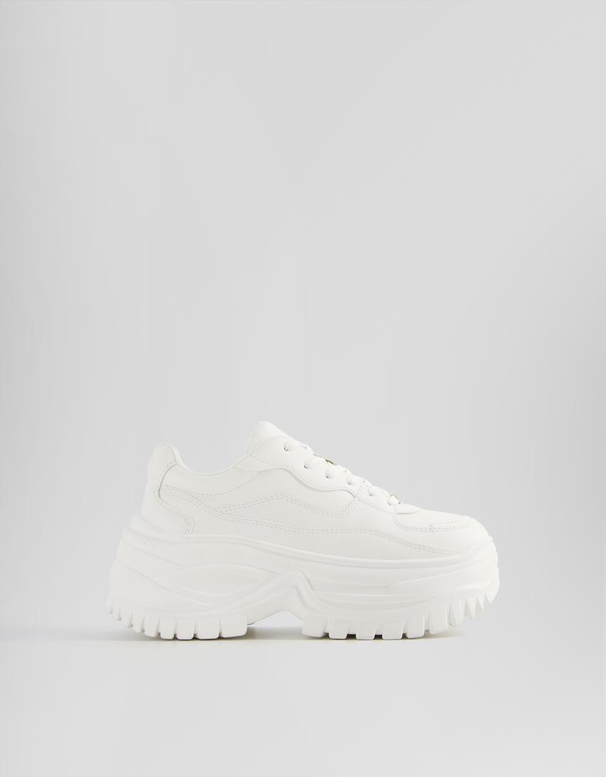 Sapatilhas multipeças sola volume-Branco-6