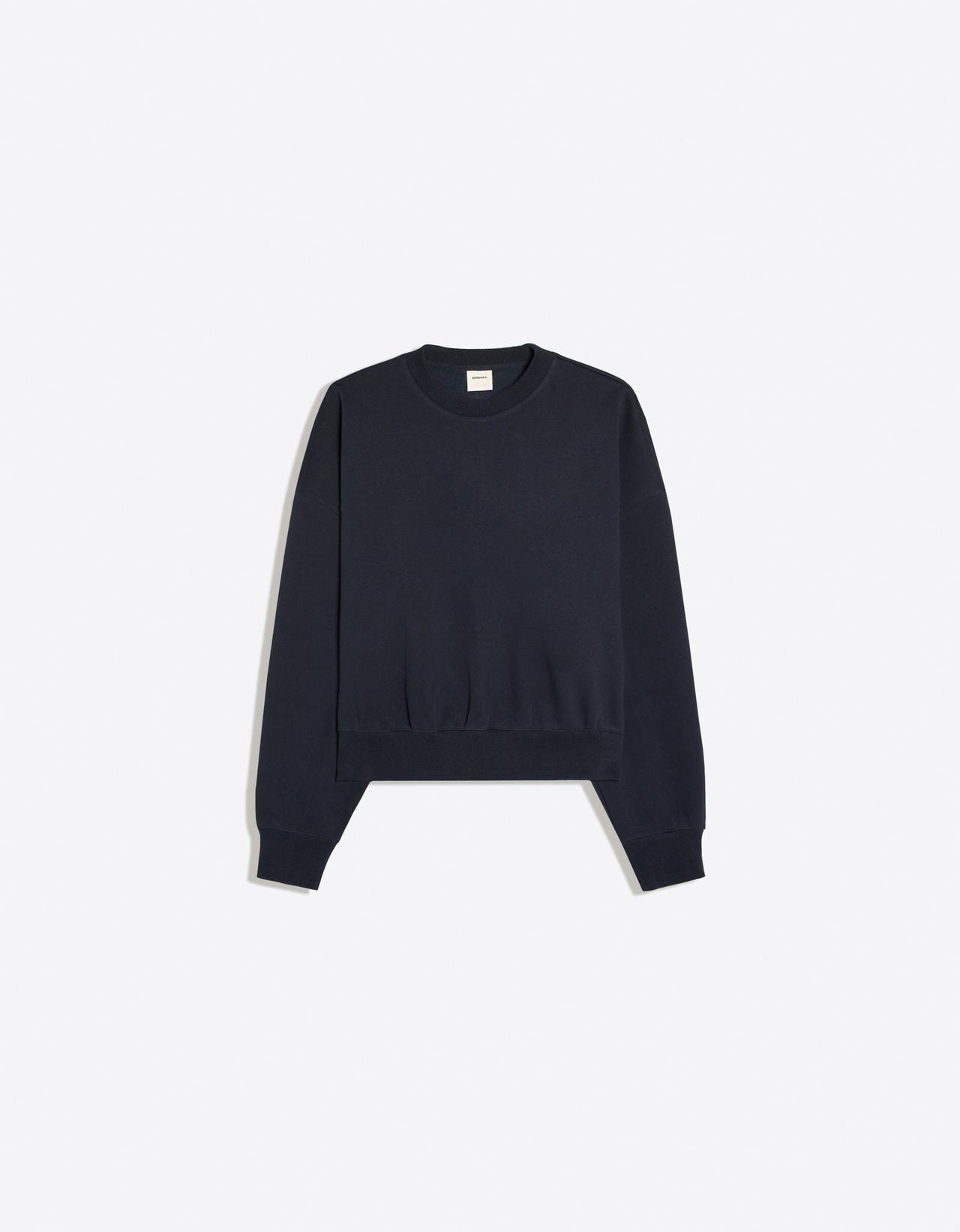 Round neck sweatshirt — Navy