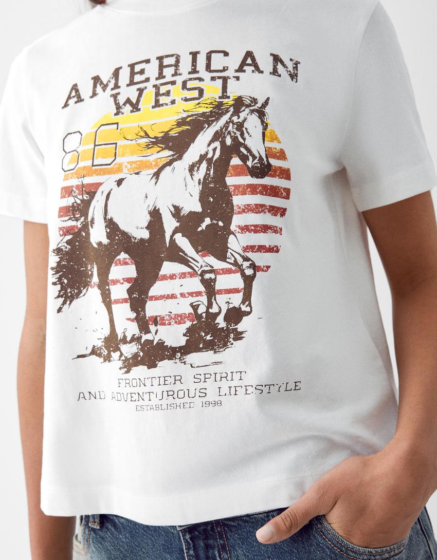 تيشرت بأكمام قصيرة وطبعة-كريمي-5