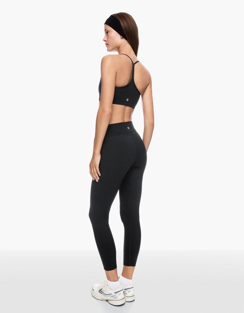 Leggings quick dry e respirável-Preto-3