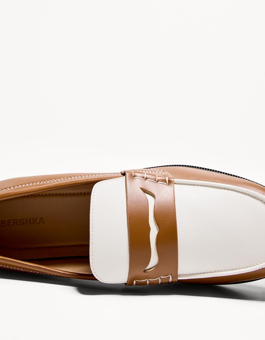 Contrast loafers