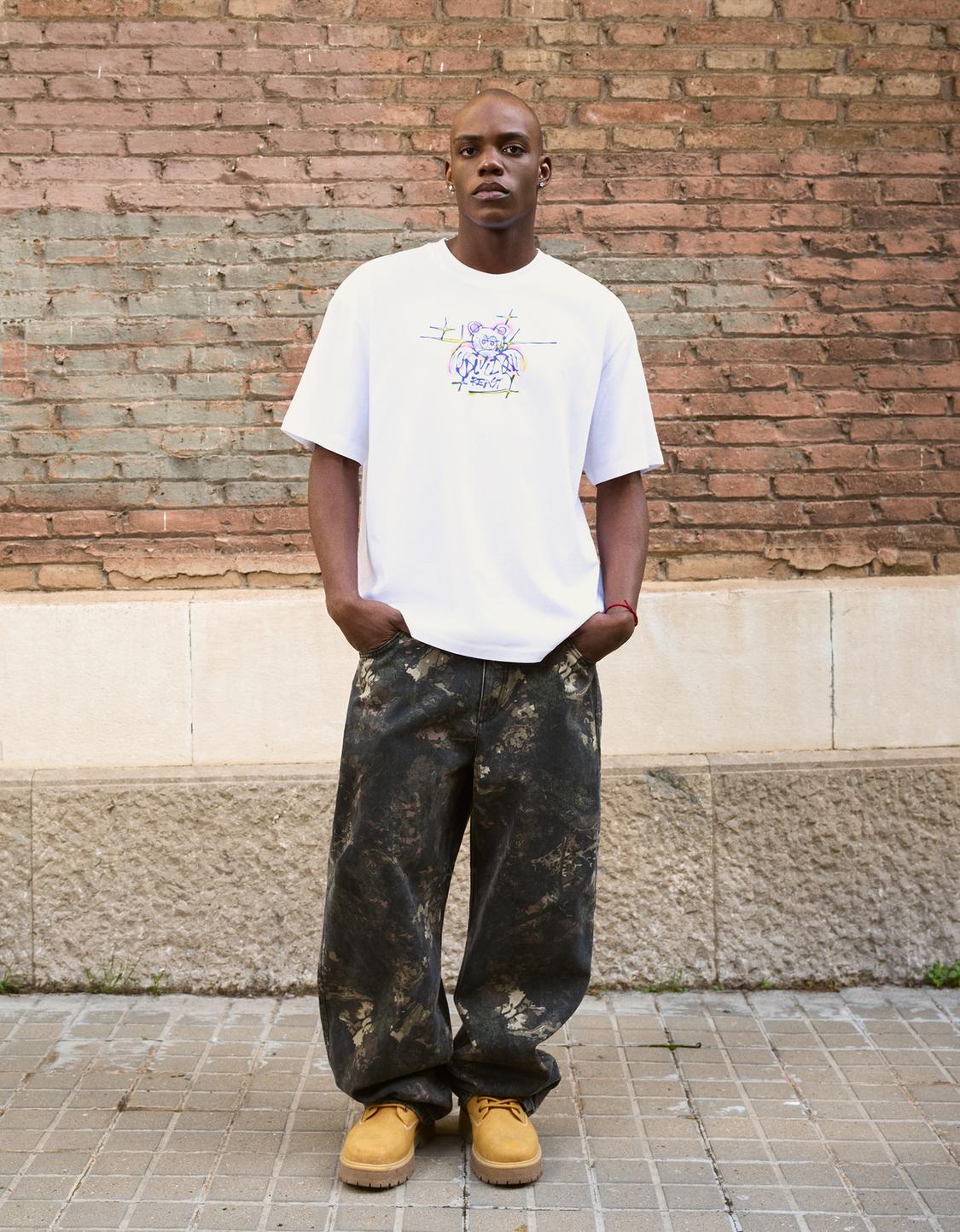 Camiseta manga corta print