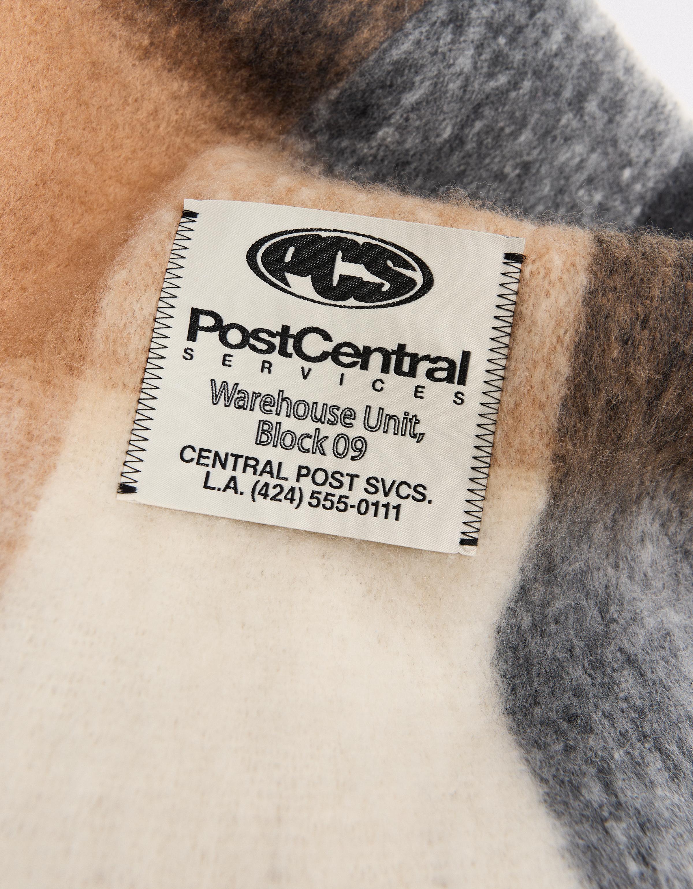 Check scarf — Brown