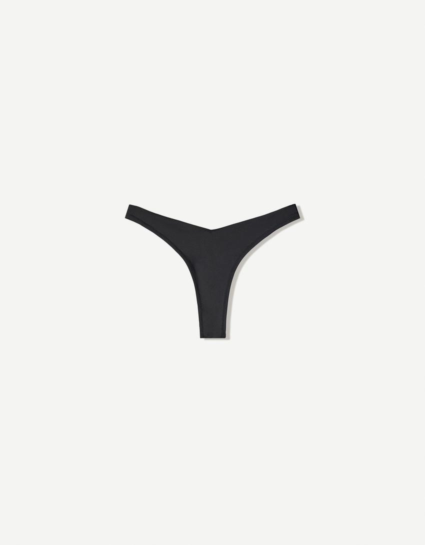 Basic thong-Black-0