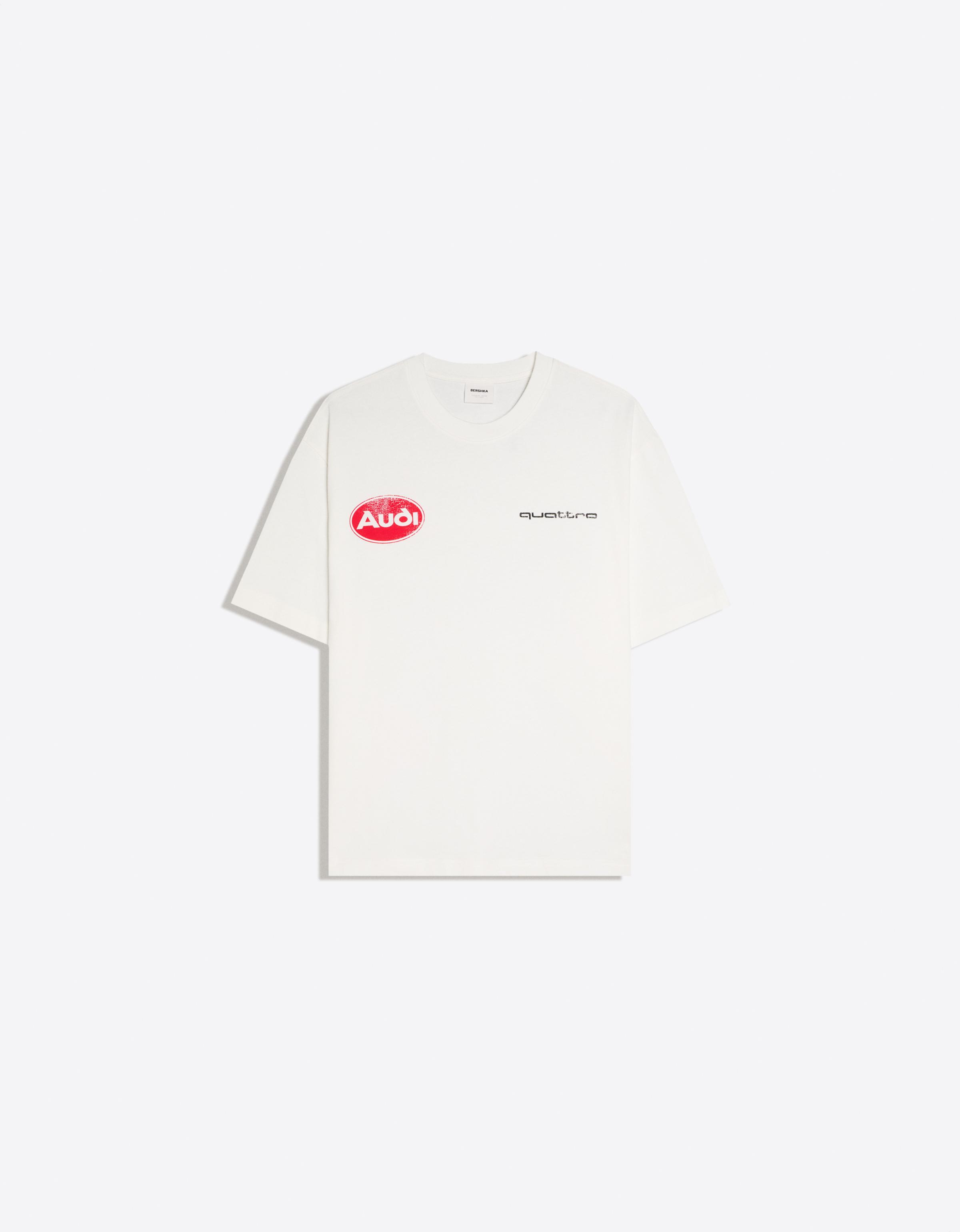 Relaxed fit T-shirt AUDI — Off white