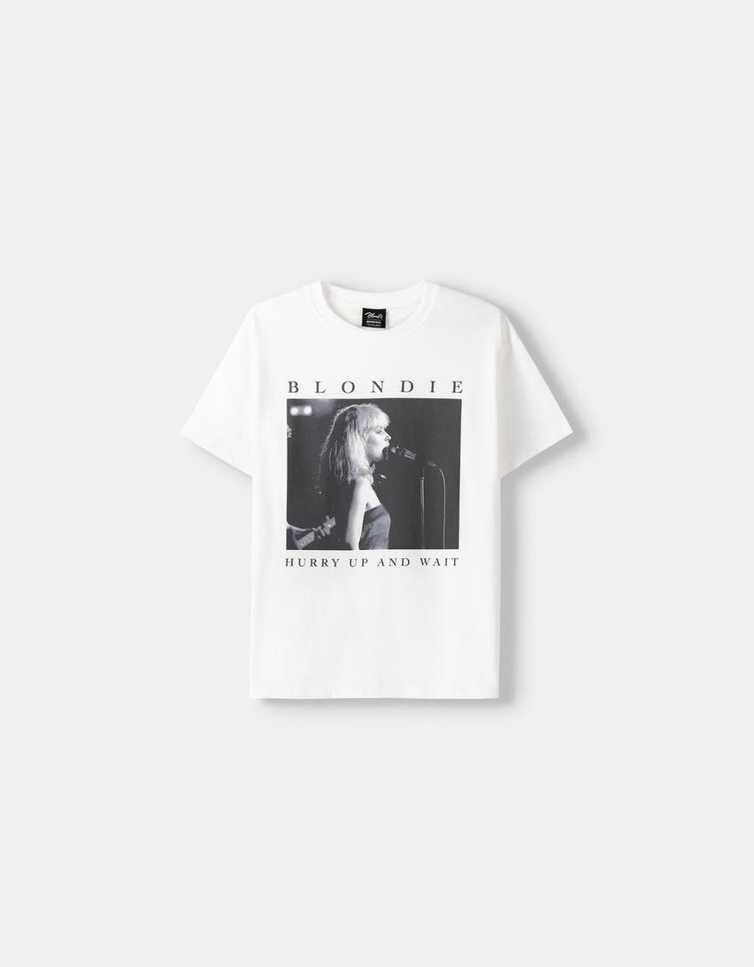 Short sleeve Blondie T-shirt-Off white-4