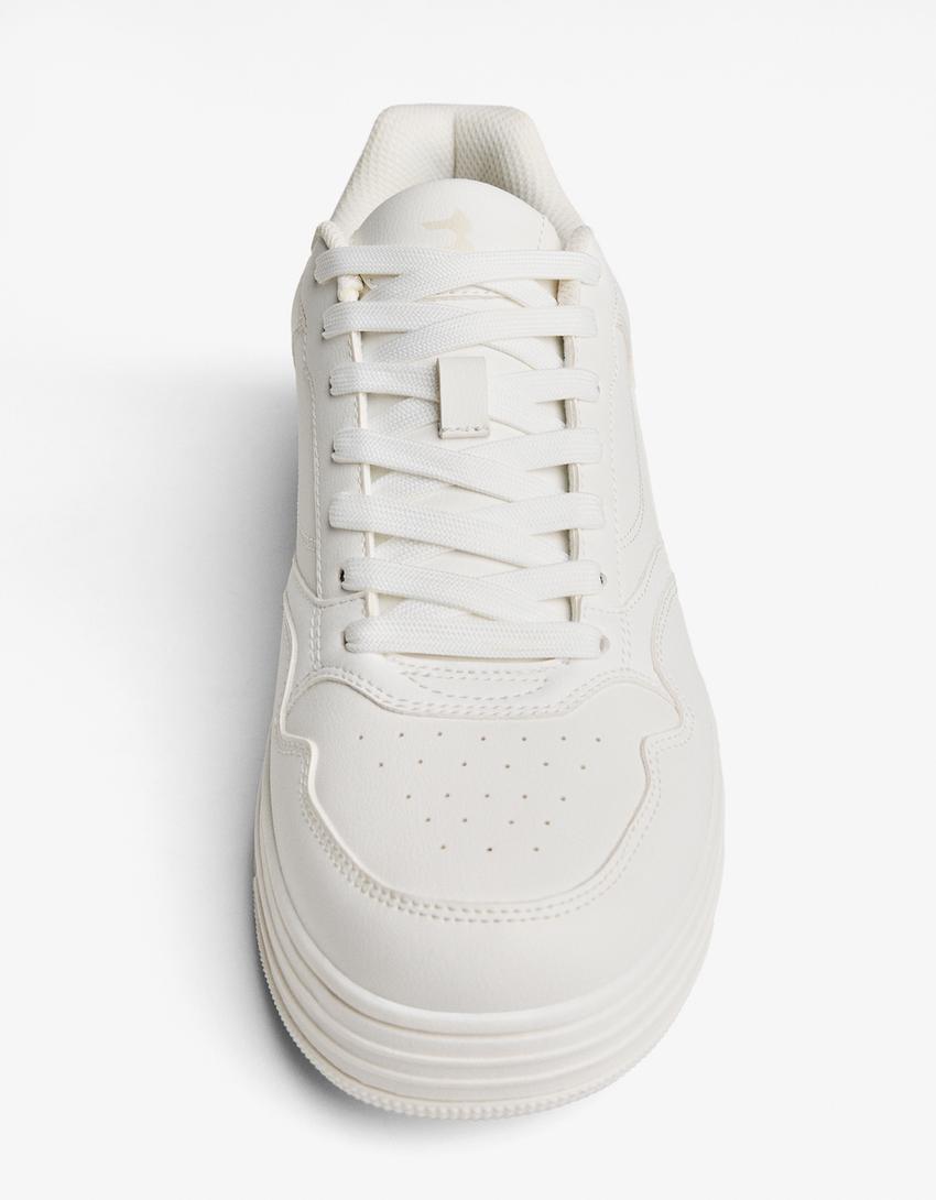 Sneakers street basiche-Bianco