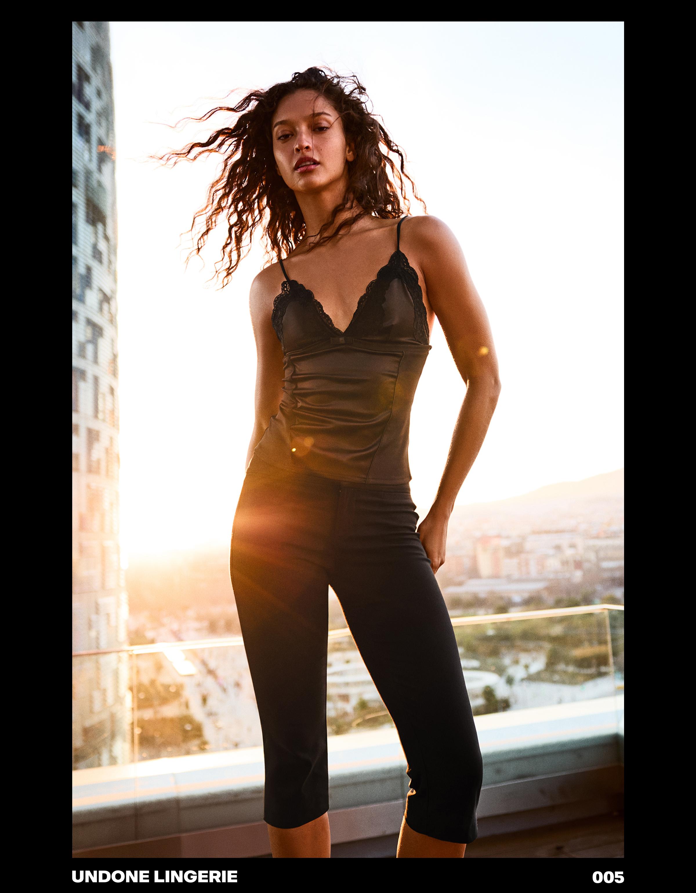 Ribana şeritli slip top - Görsel 17