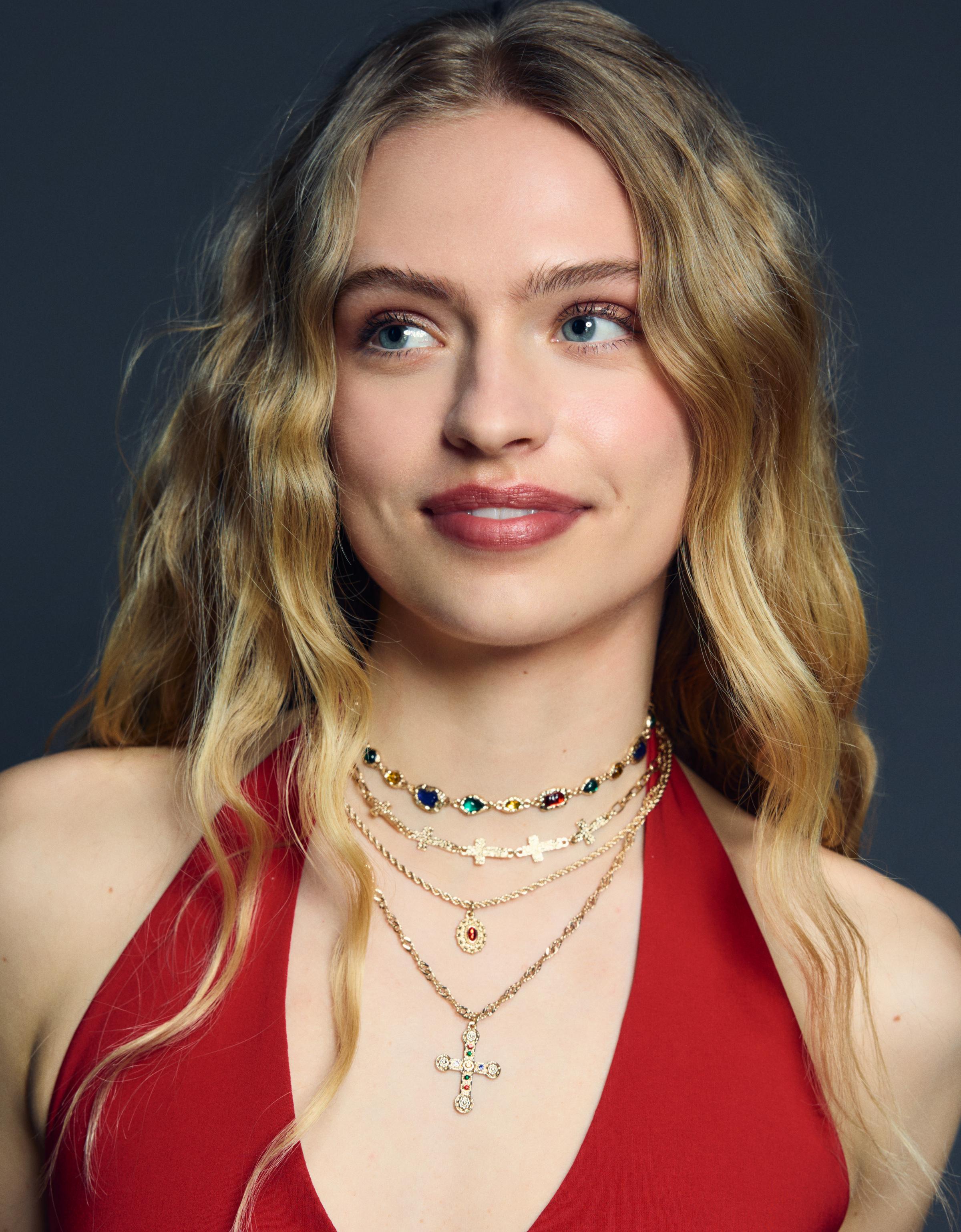 Pack 4 Collares Colgantes Mujer Oro