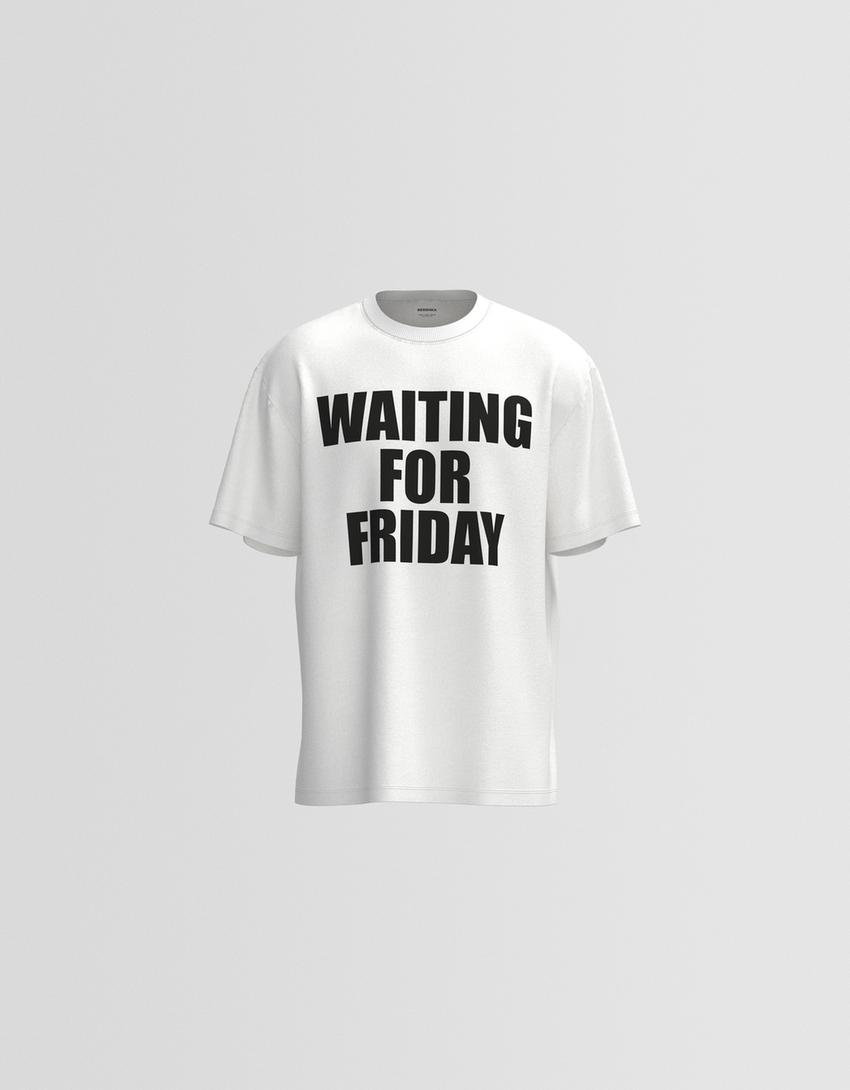Camiseta manga corta print-Blanco-5