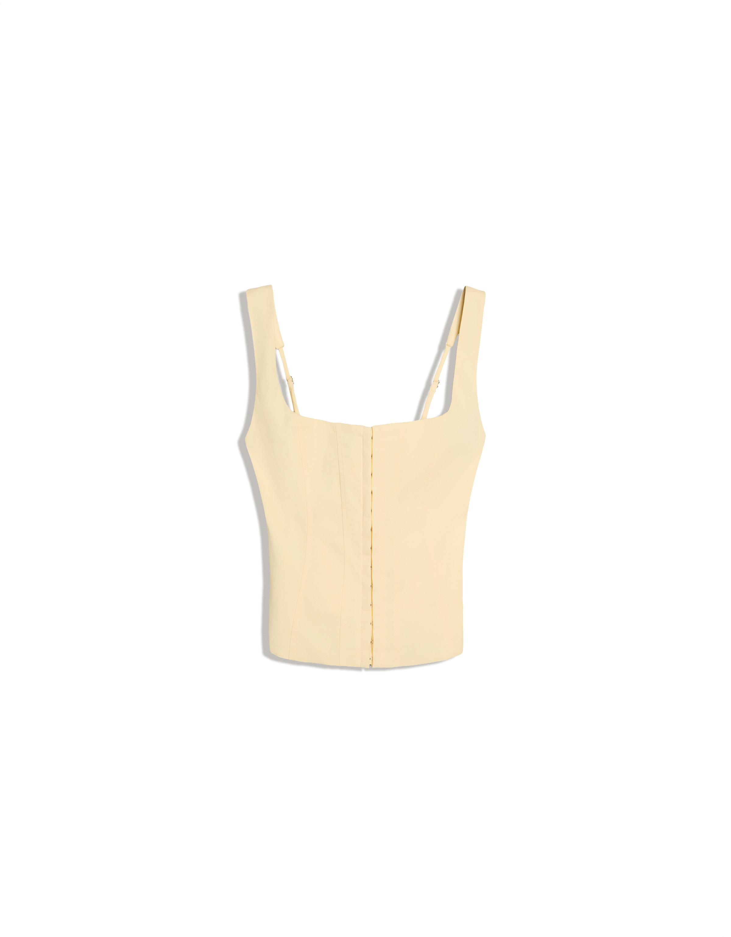 Bengaline corset top — Yellow