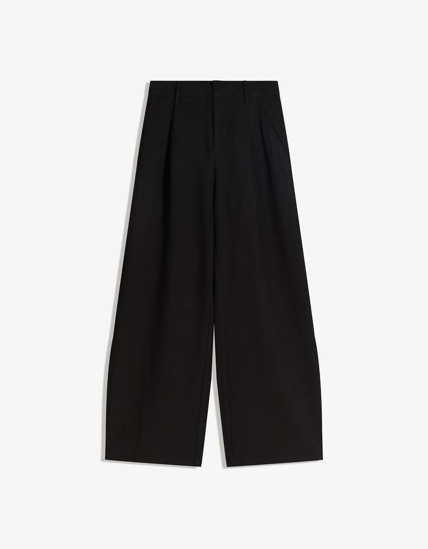 Voluminous top and trousers set-Voluminous top and trousers set