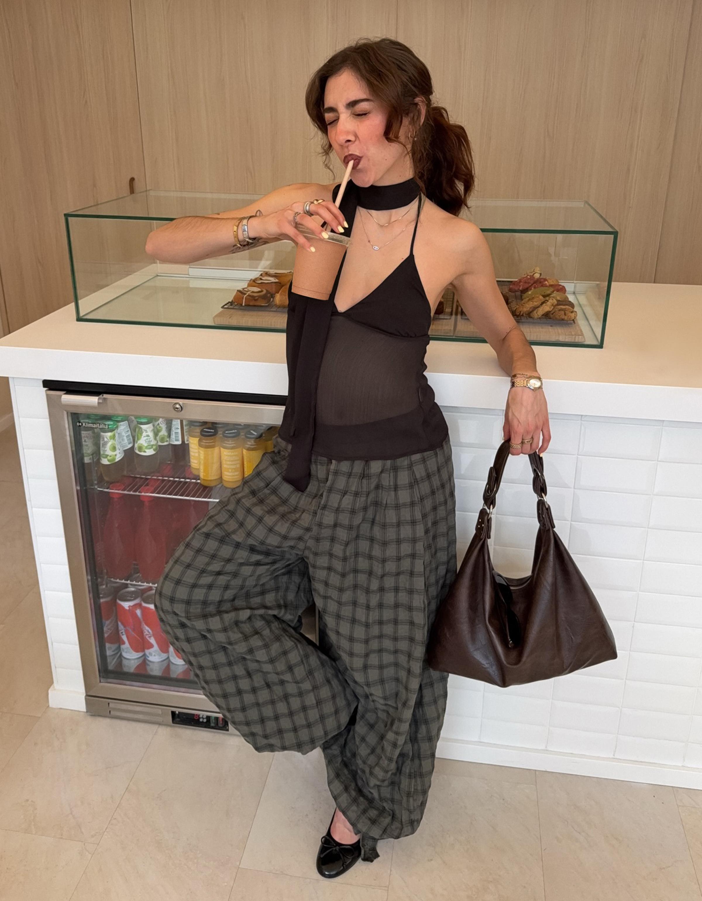 Fular detaylı askılı top - Görsel 86