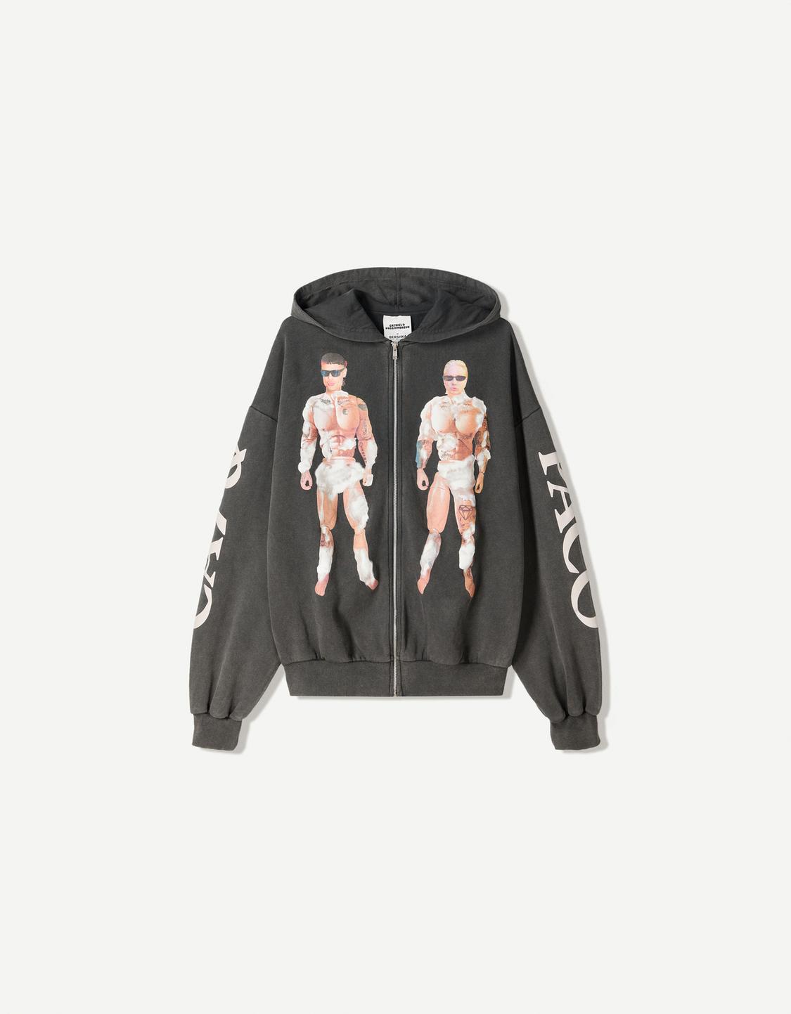 CA7RIEL & Paco Amoroso zip hoodie