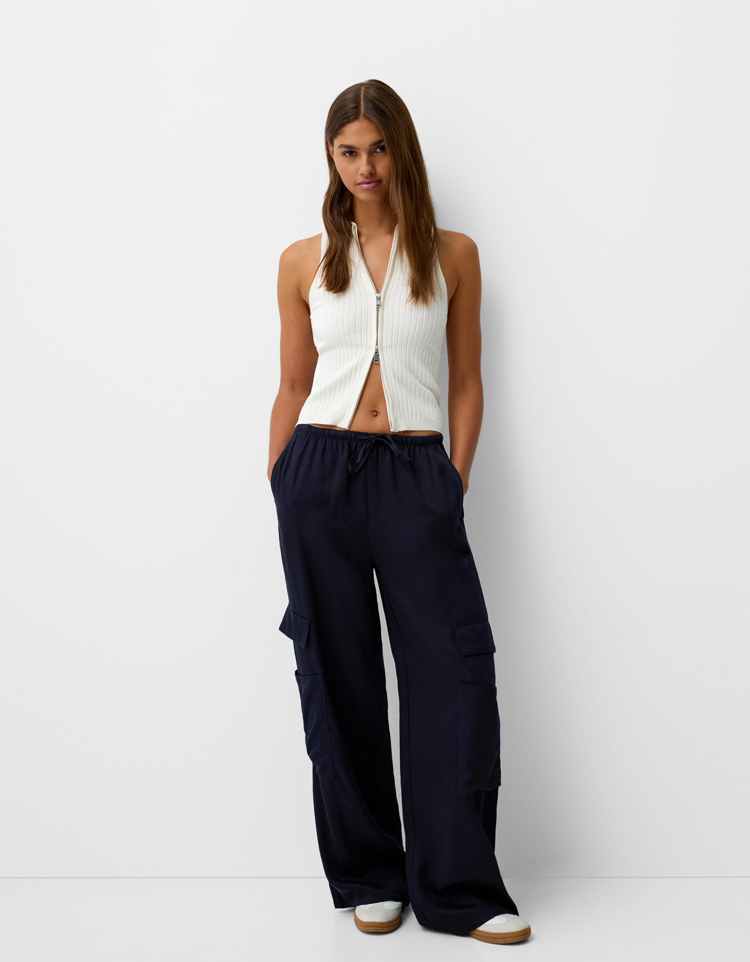 Bershka orders pantalon fluide