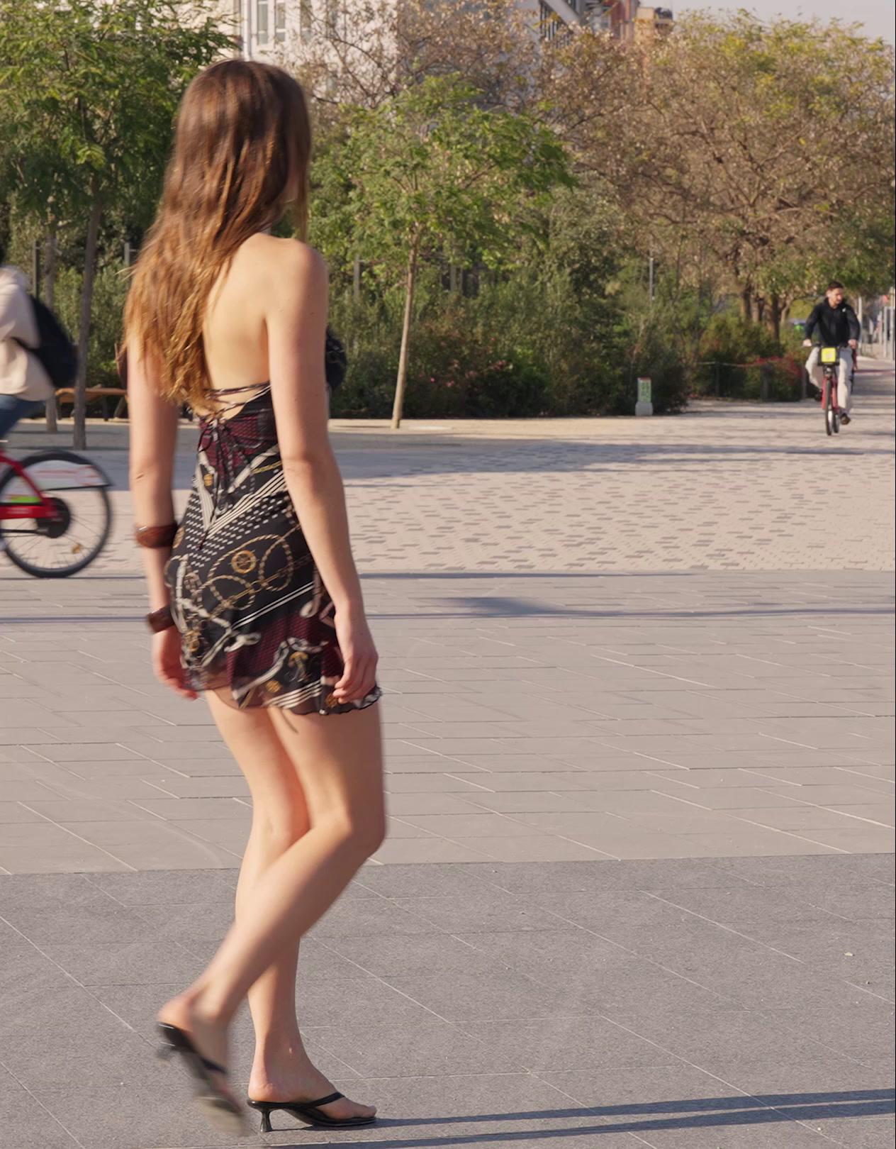 Tül bandeau mini elbise - Görsel 19