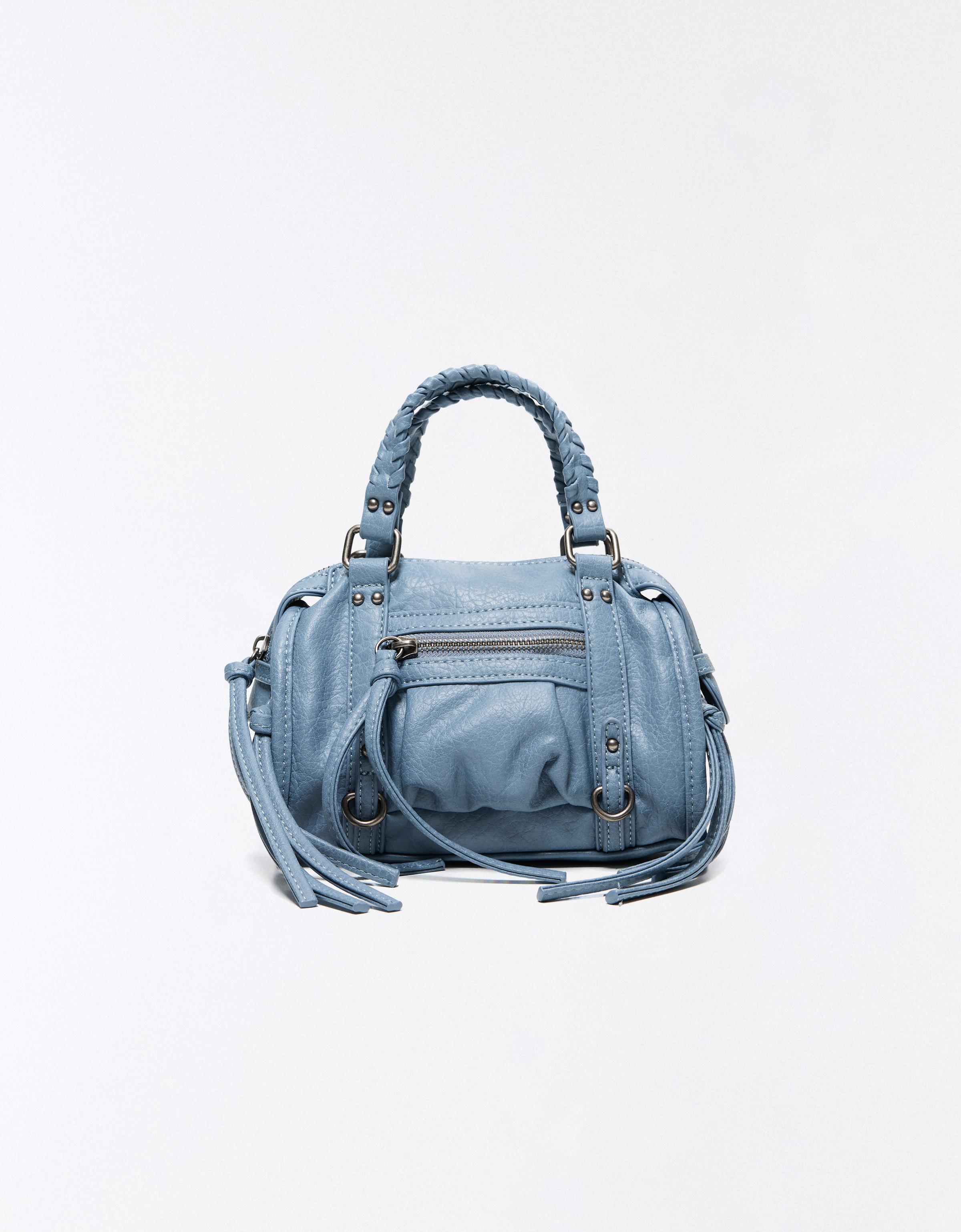 Mini bowling bag — Washed out blue